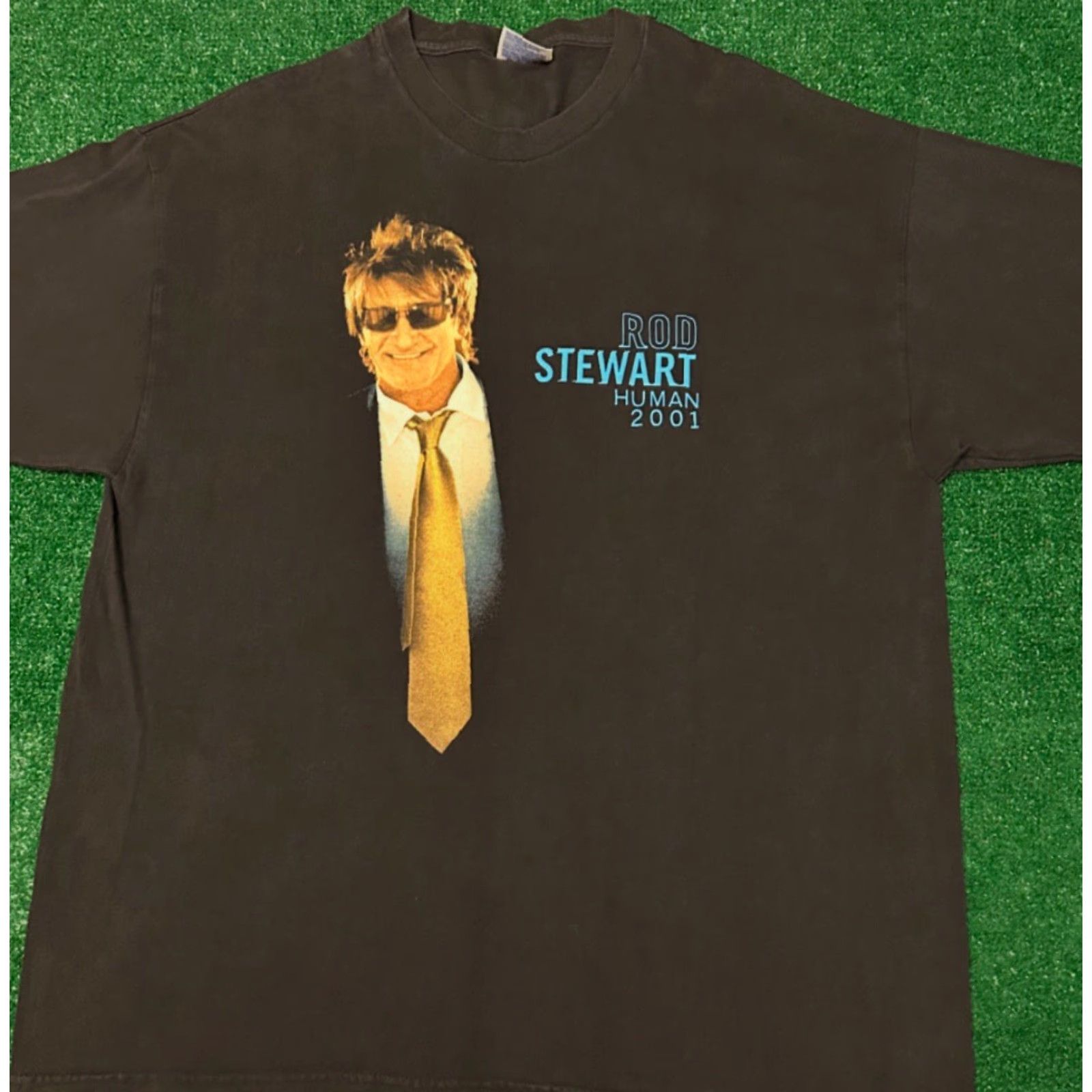 Vintage VINTAGE Rod Stewart Human 2001 Concert Tour T-Shirt Black Mens XL Size US XL / EU 56 / 4 - 4 Thumbnail