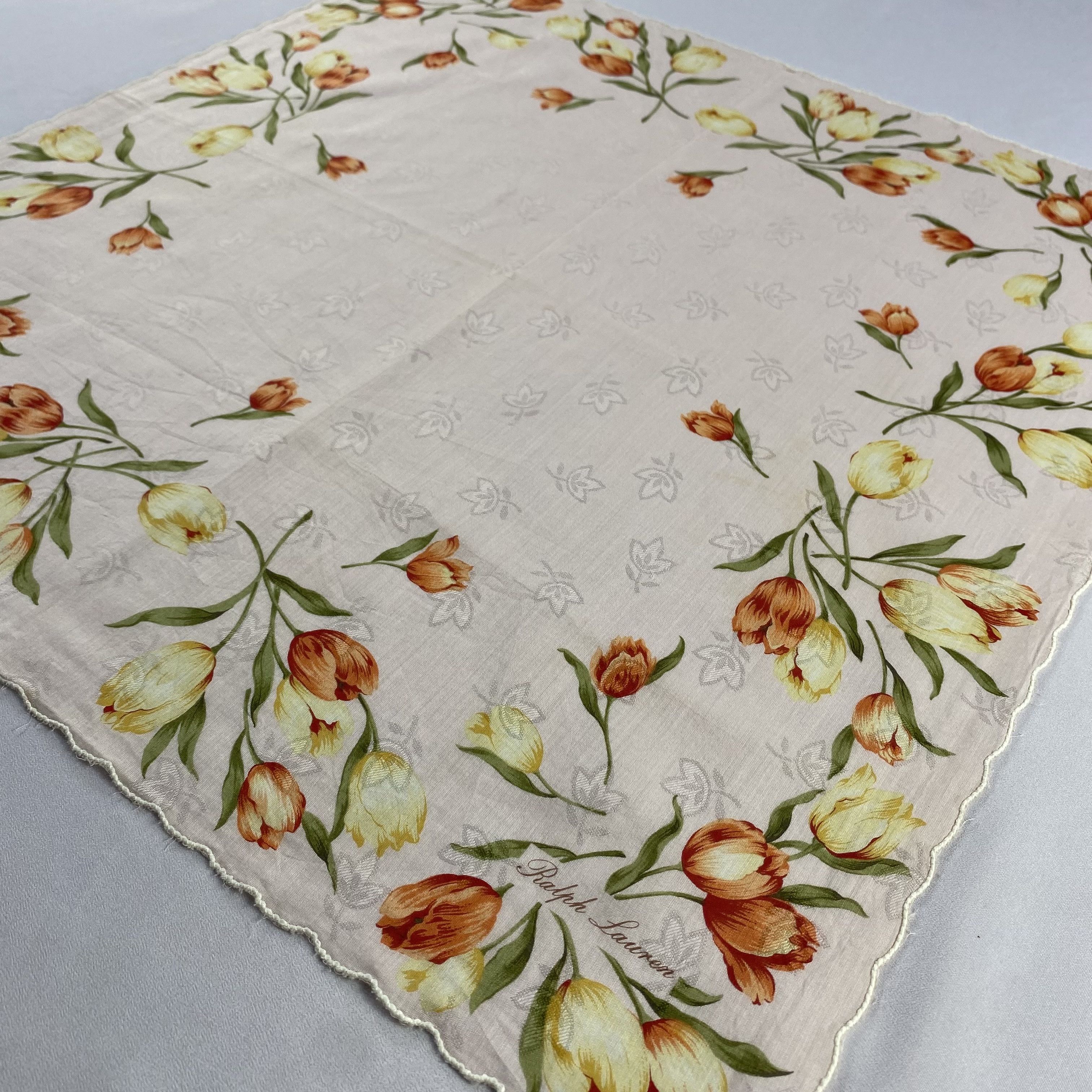 Ralph Lauren × Vintage Ralph Lauren Handkerchief / Neckerchief / Bandana-P640 Size ONE SIZE - 2 Thumbnail