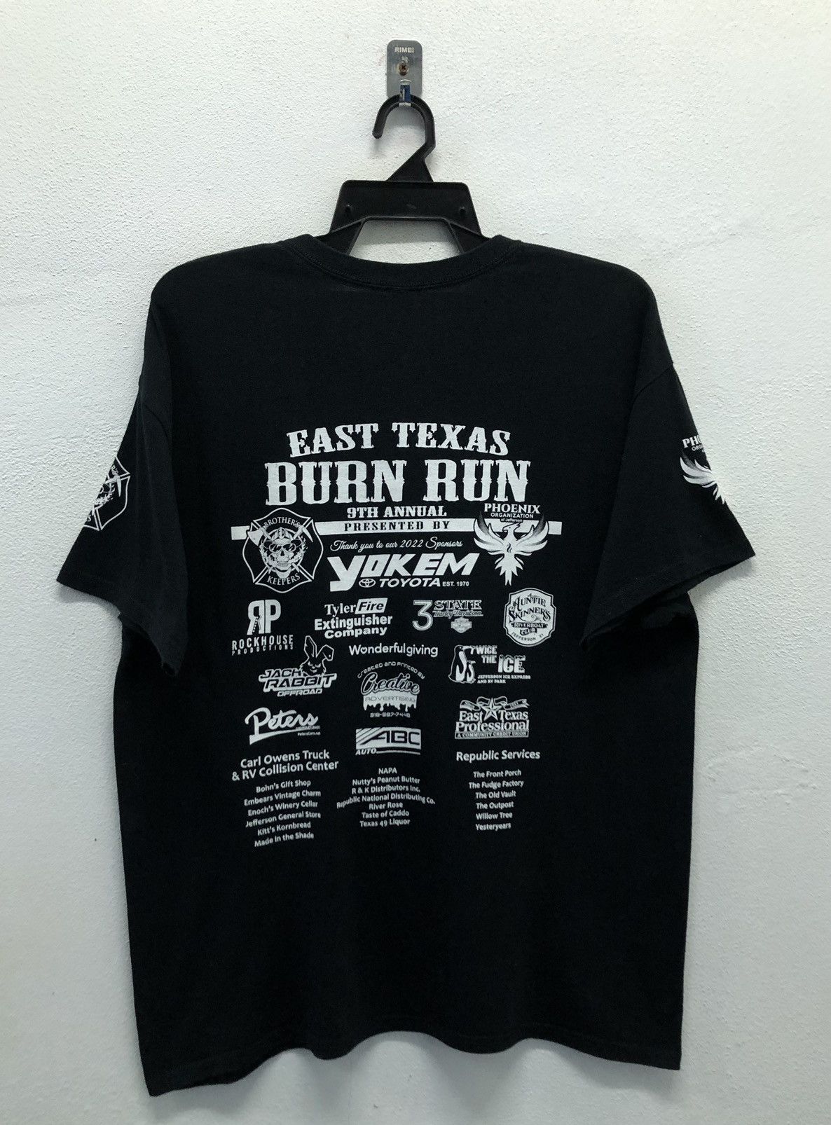Vintage Vintage East Texas Burn Run 9th Annual T-Shirt Size US L / EU 52-54 / 3 - 2 Thumbnail