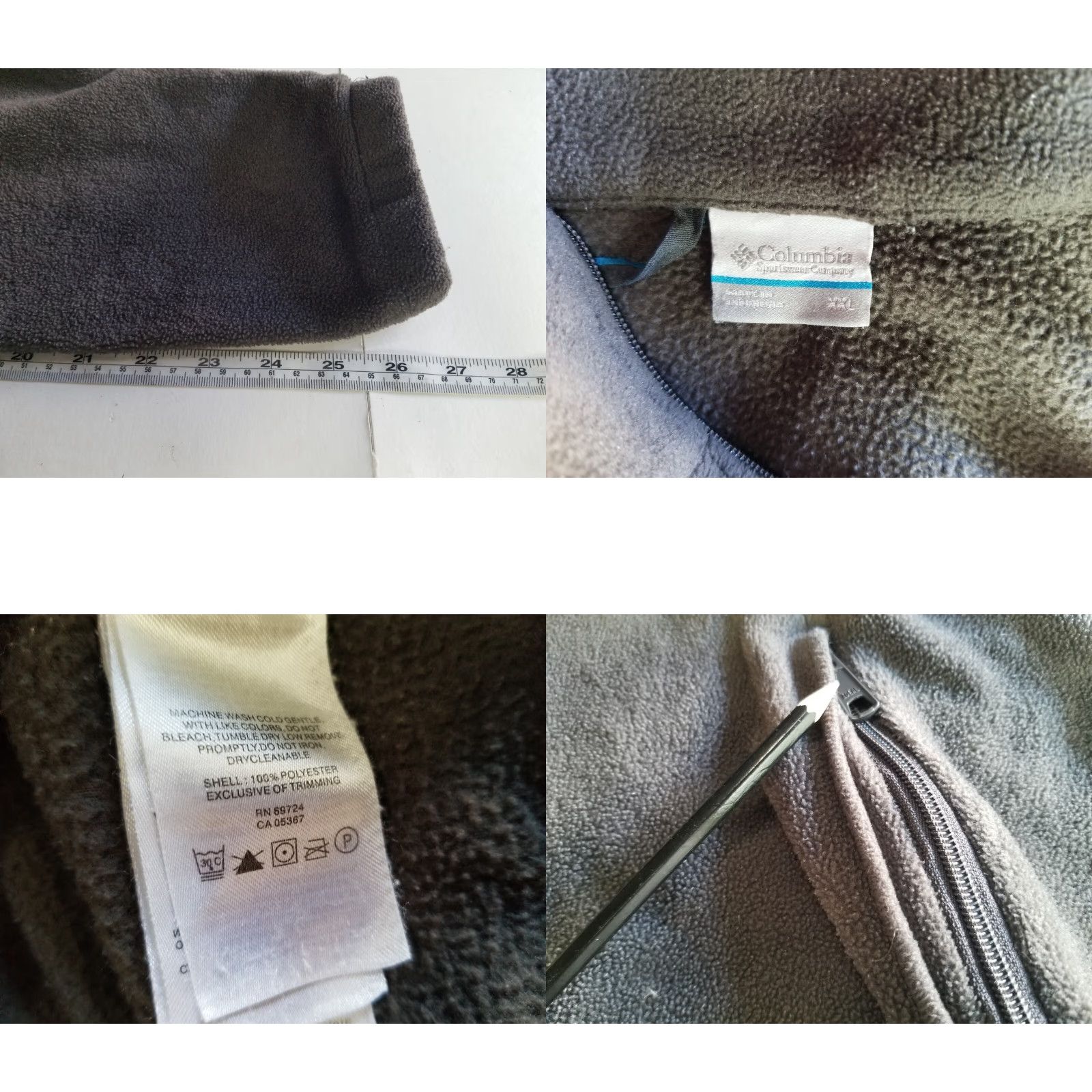 Vintage Columbia Jacket Fleece Zip up Winter Brown Adult XXL Zip Full Zip Insulated Pockets Casual Windbreaker Men Size 2XL Size US XXL / EU 58 / 5 - 8 Thumbnail