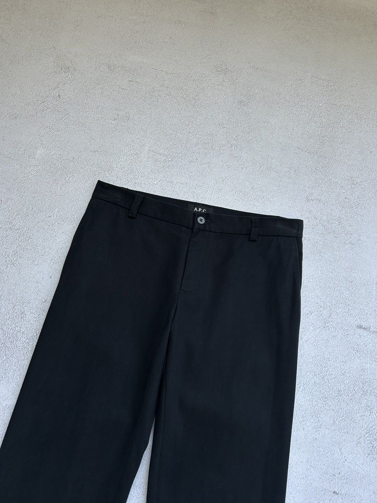 A.P.C. × Designer A.P.C. Premium women's dark blue chino pants size 36 Size 36" / US 14 / IT 50 - 3 Thumbnail