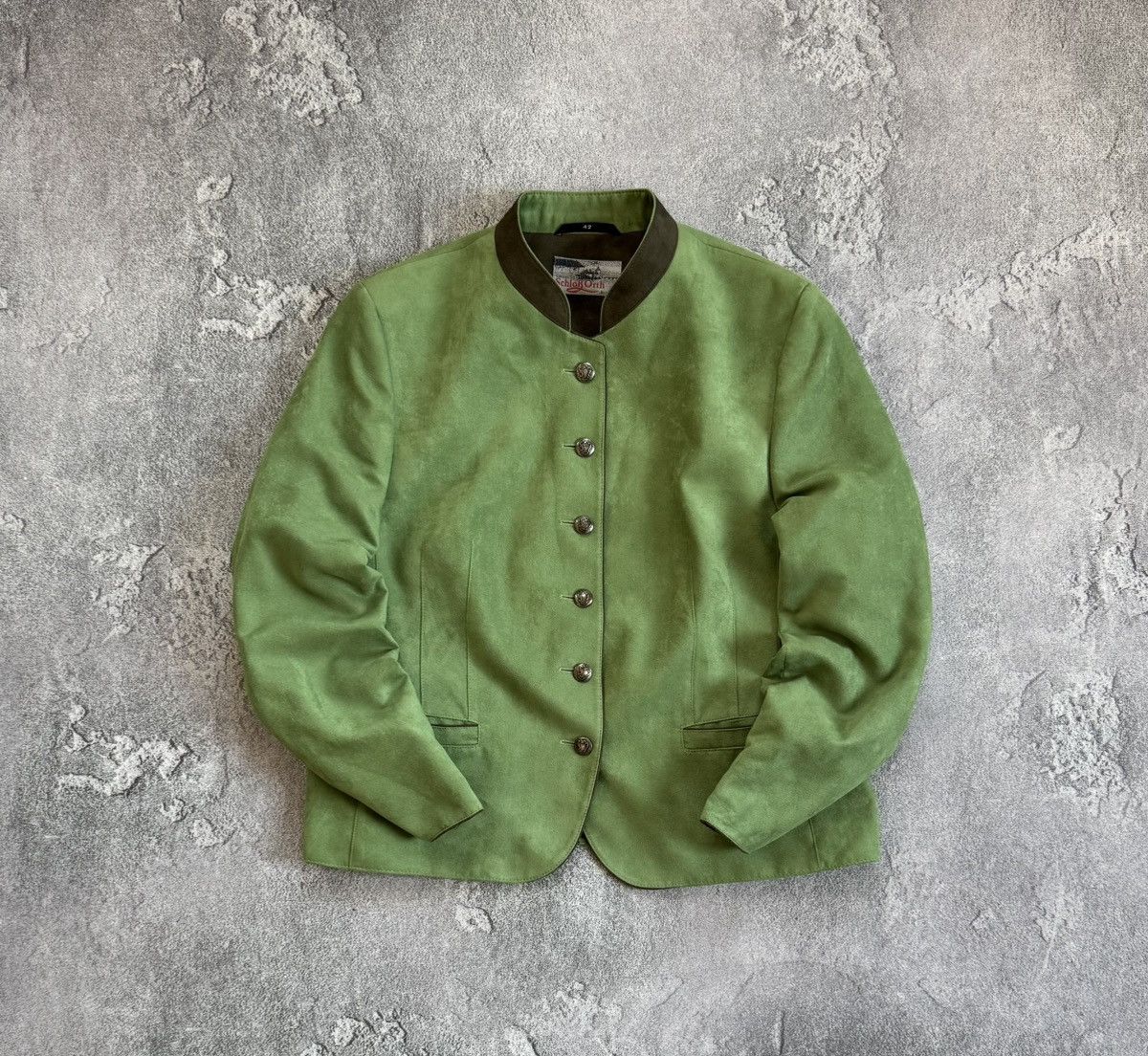 Designer Schlob Orth by allwerk 42size blazer jacket suede style Size M / US 6-8 / IT 42-44 - 1 Thumbnail