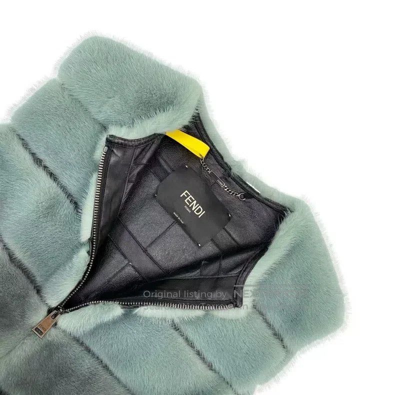 Fendi Fendi Mink Fur Gradient Color Block Sleeveless Vest Size XS / US 0-2 / IT 36-38 - 3 Thumbnail