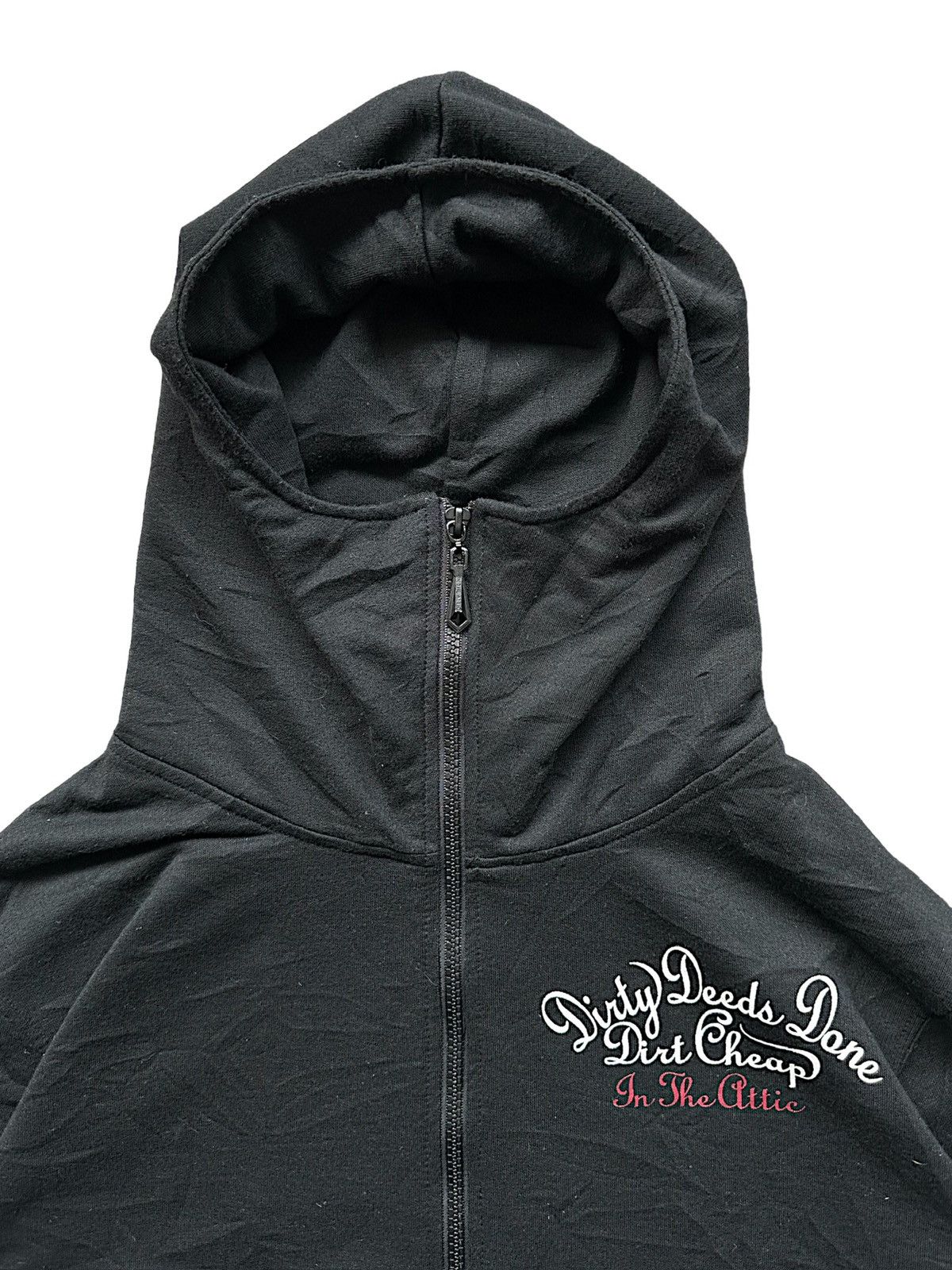 In The Attic 00's In the Attic rocker garment gimp zipper hoodie Size US M / EU 48-50 / 2 - 7 Thumbnail