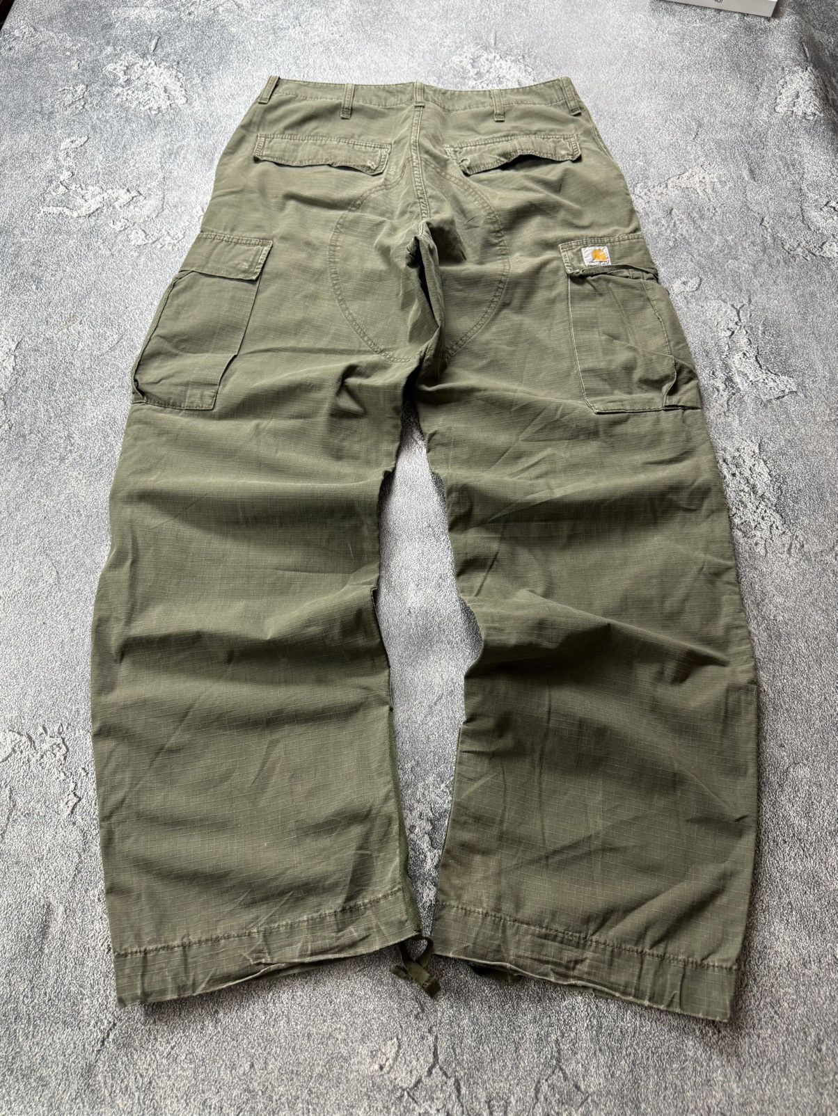 Carhartt 32/34 Faded Cargo Pocket Ripstop Aviator Pants