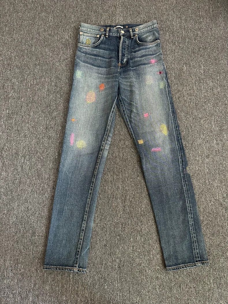 Dior Fireworks embroidered jeans 2501-Nextarrow
