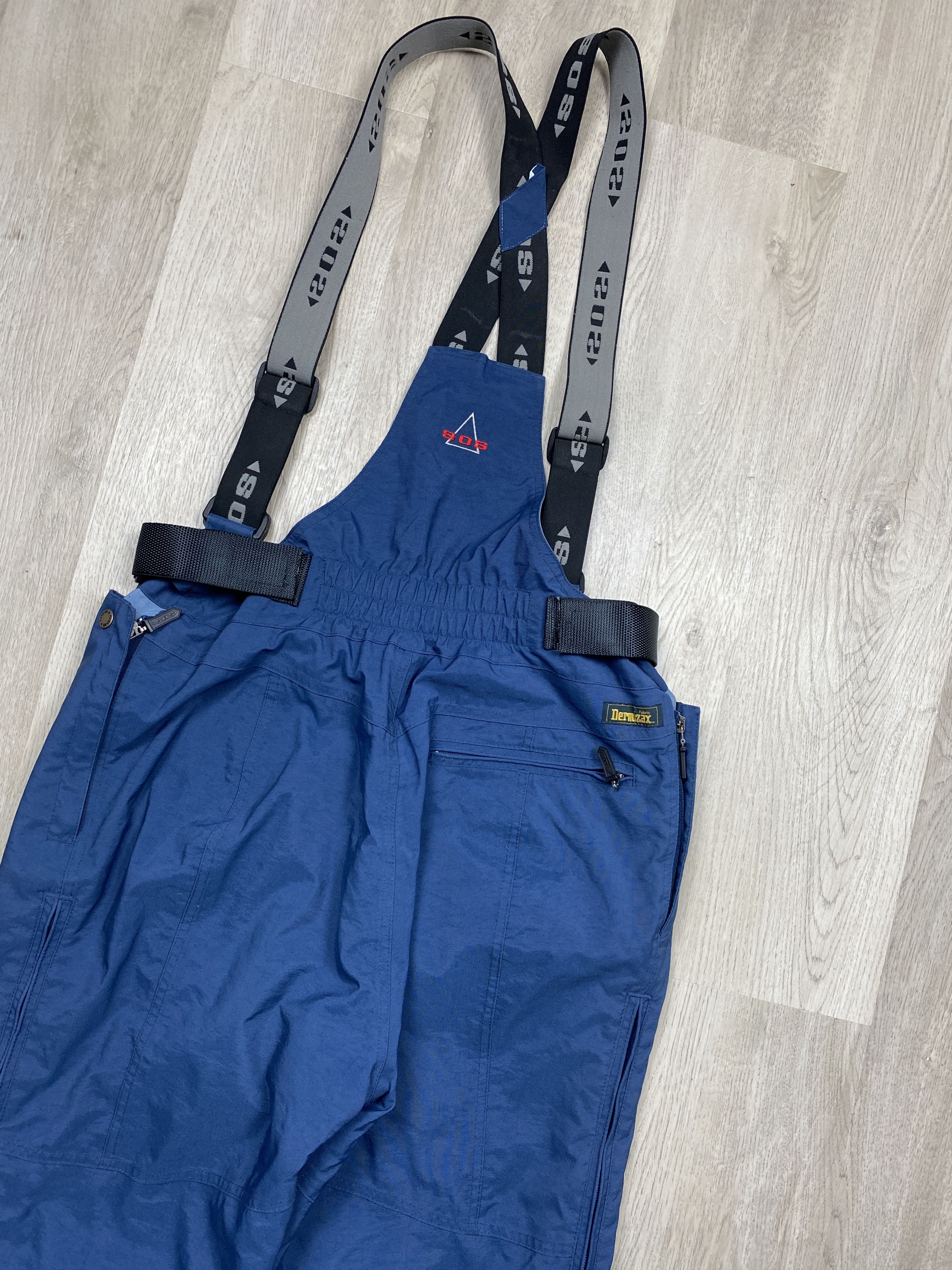Vintage SOS Sportswear Of Sweden Vintage Mens Overall Ski Pants TNF Size US 38 / EU 54 - 11 Thumbnail
