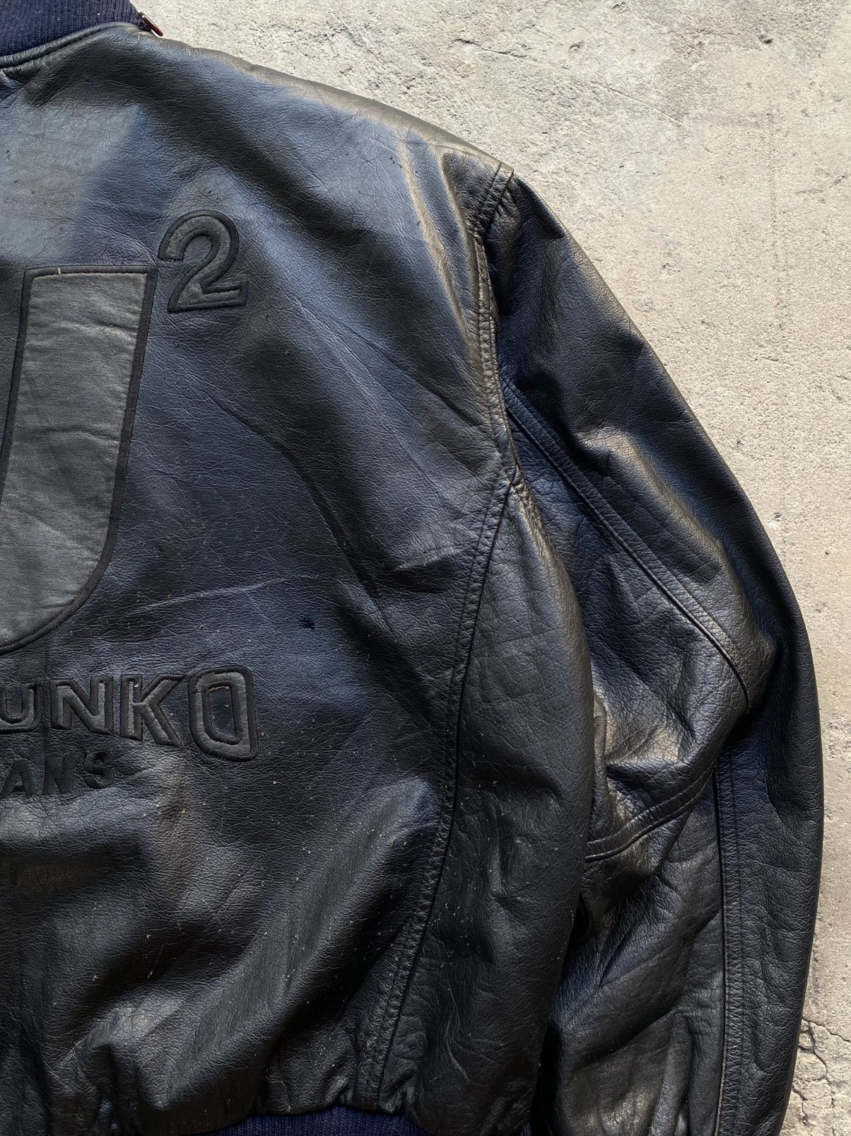 Japanese Brand Mr.Junko leather Jacket Size US L / EU 52-54 / 3 - 13 Thumbnail