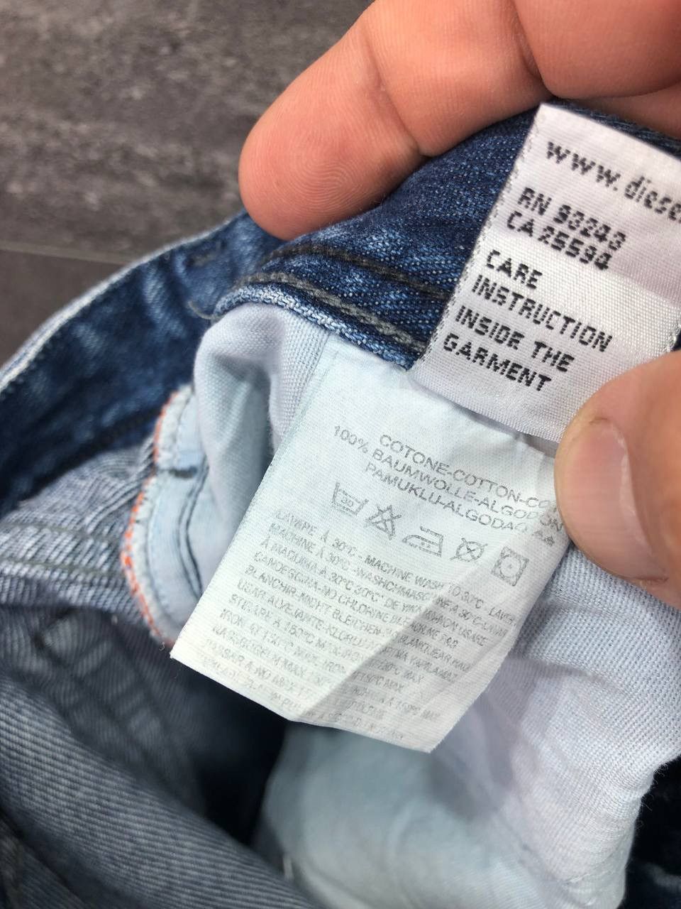 Diesel Vintage Diesel Denim Jeans Distressed Faded Pants Y2K Size US 31 - 17 Thumbnail