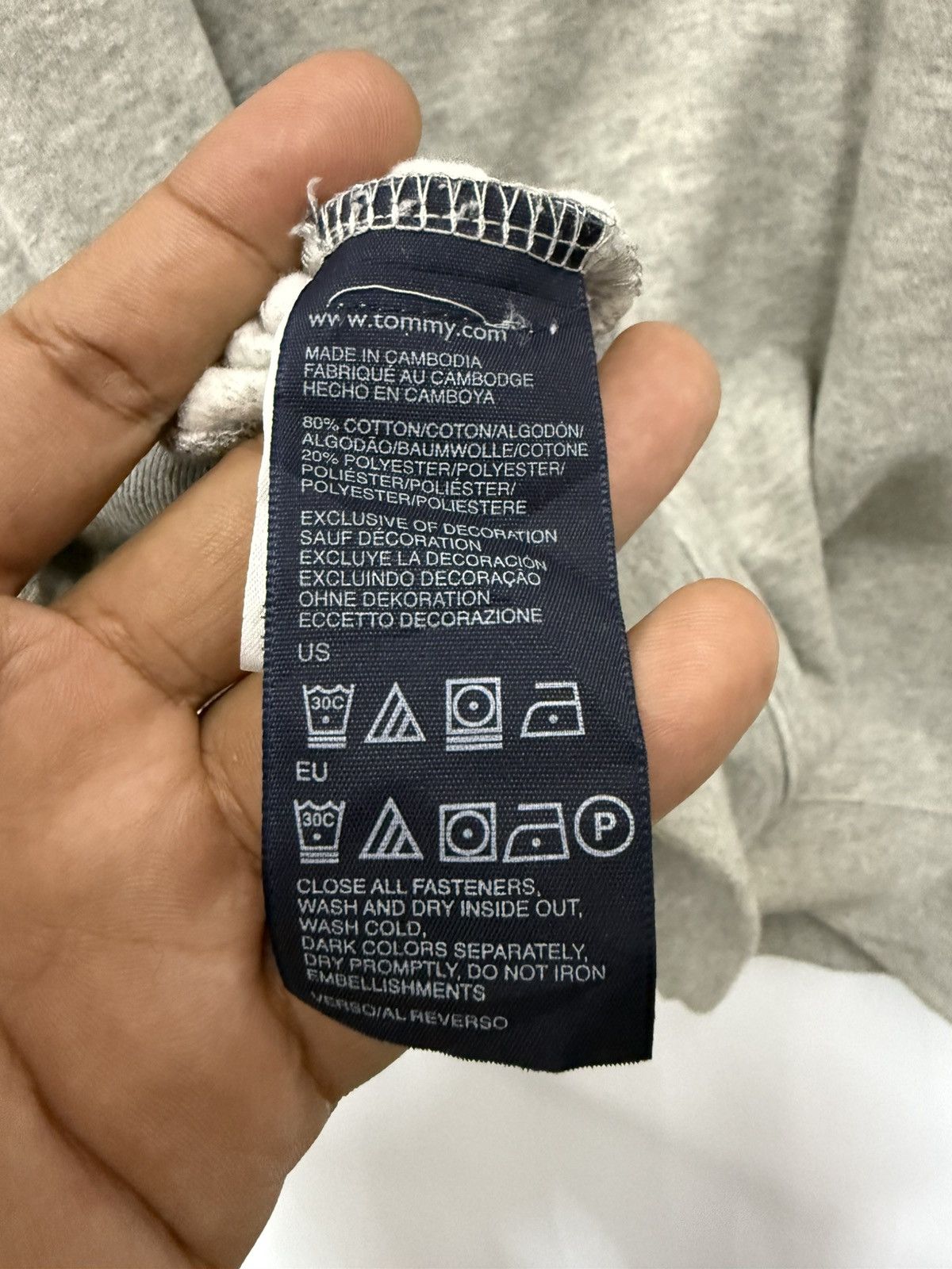 Other × Tommy Hilfiger ⚡️TOMMY HILFIGER STREETWEAR SWEAT HOODIE - L Size US L / EU 52-54 / 3 - 8 Thumbnail