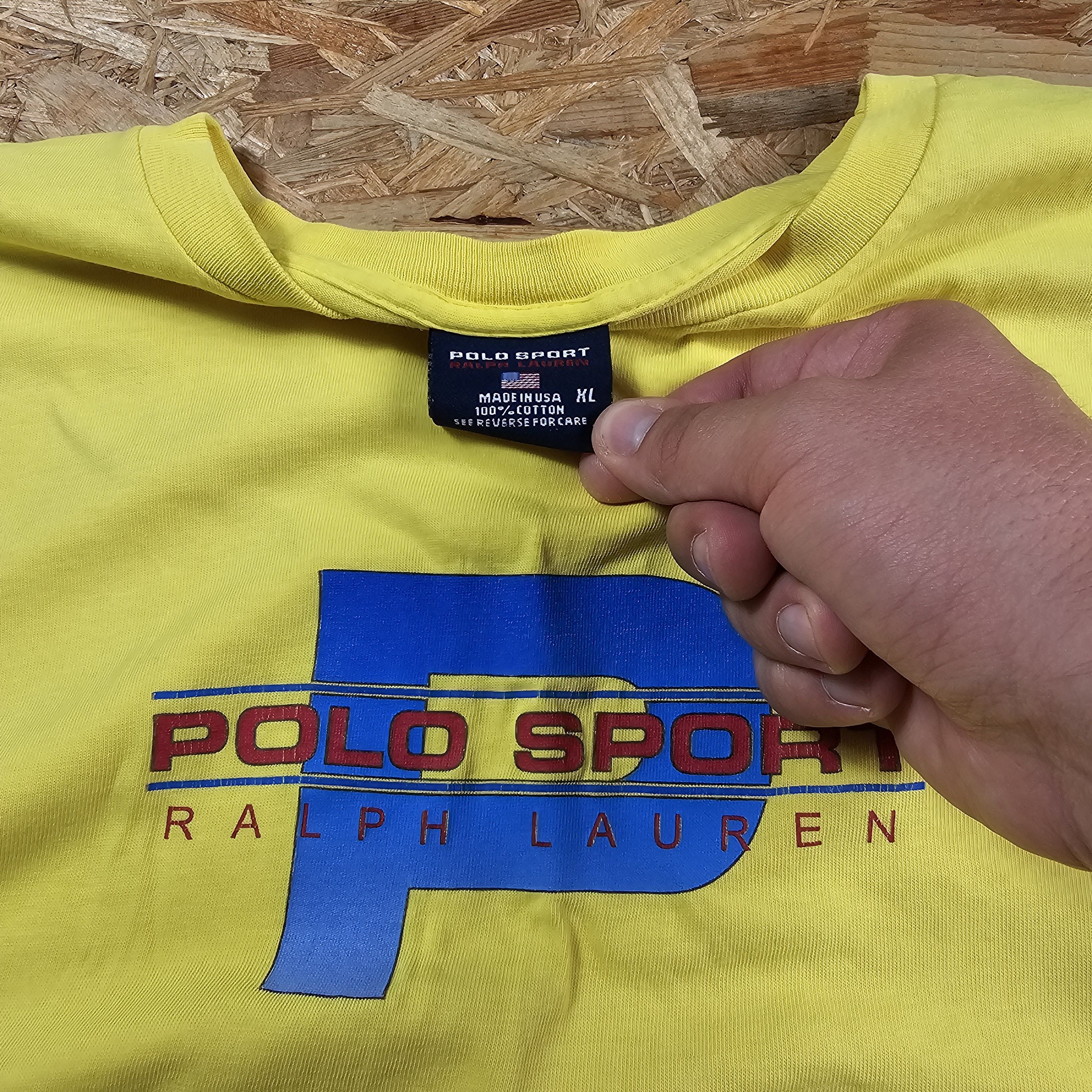 Japanese Brand × Polo Ralph Lauren × Ralph Lauren POLO SPORT RALPH LAUREN VINTAGE TSHIRT SKATE JERSEY RAP XL Size US XL / EU 56 / 4 - 6 Thumbnail