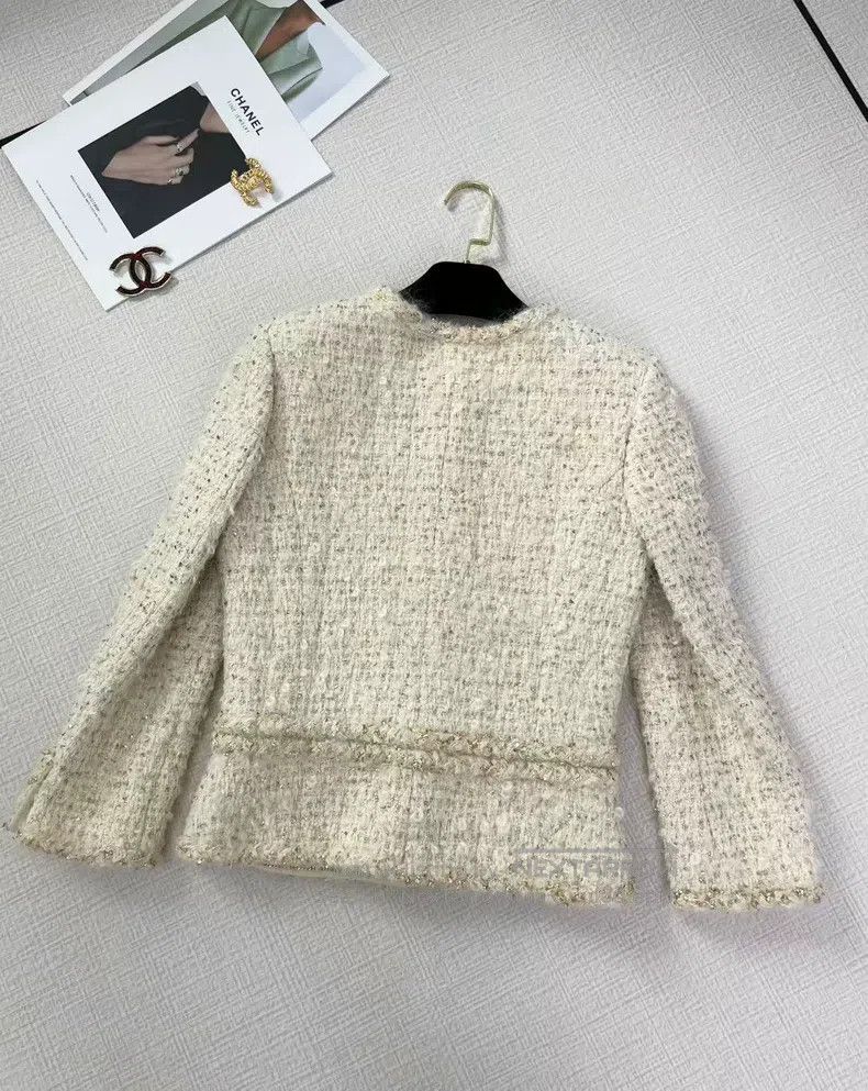 Chanel Chanel Egyptian series white gold jacket Size XXS / US 00 / IT 34 - 4 Thumbnail