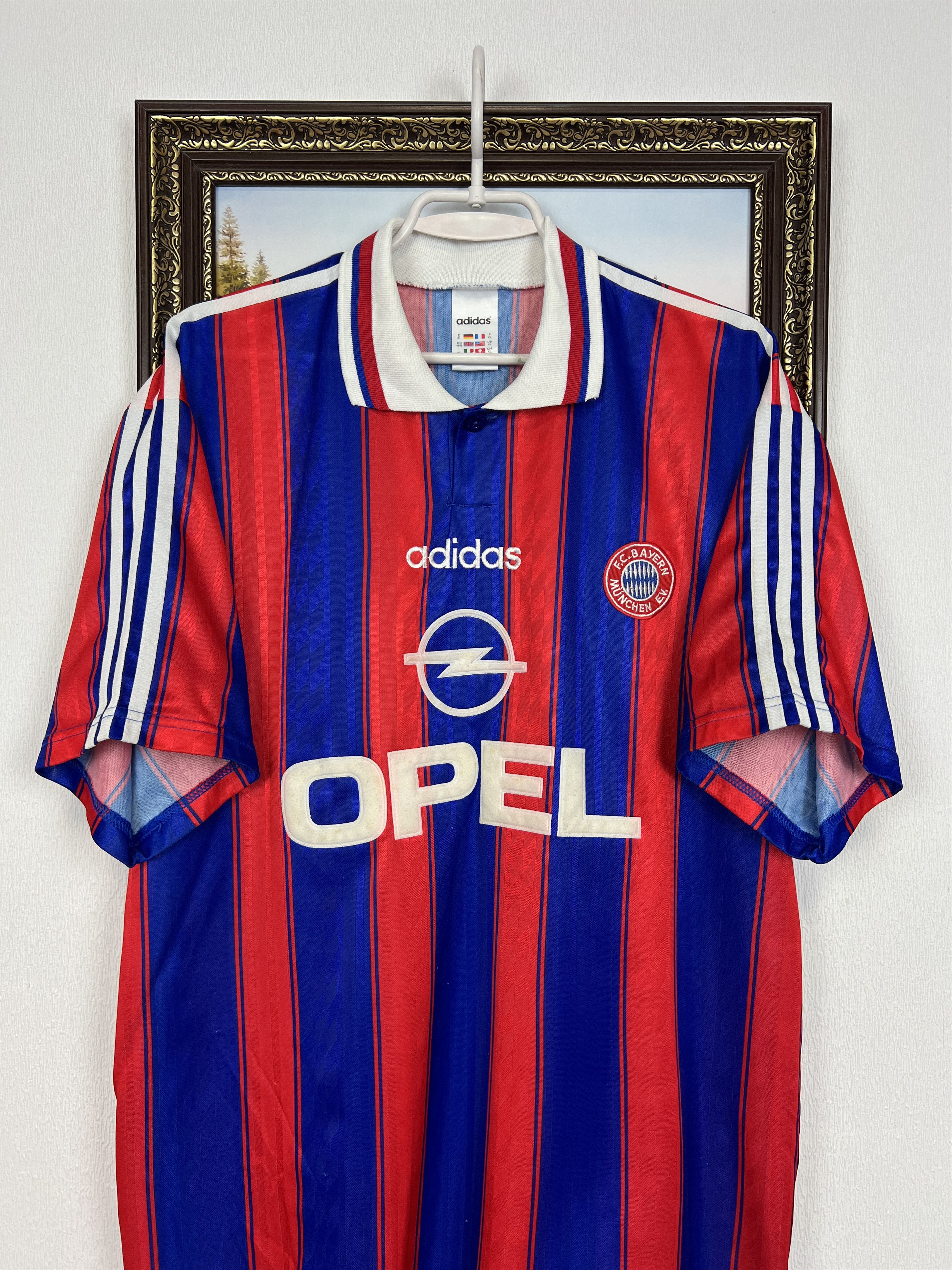 Adidas Bayern Munich Home football shirt 1995 #7 Scholl Adidas Size US XL / EU 56 / 4 - 2 Thumbnail