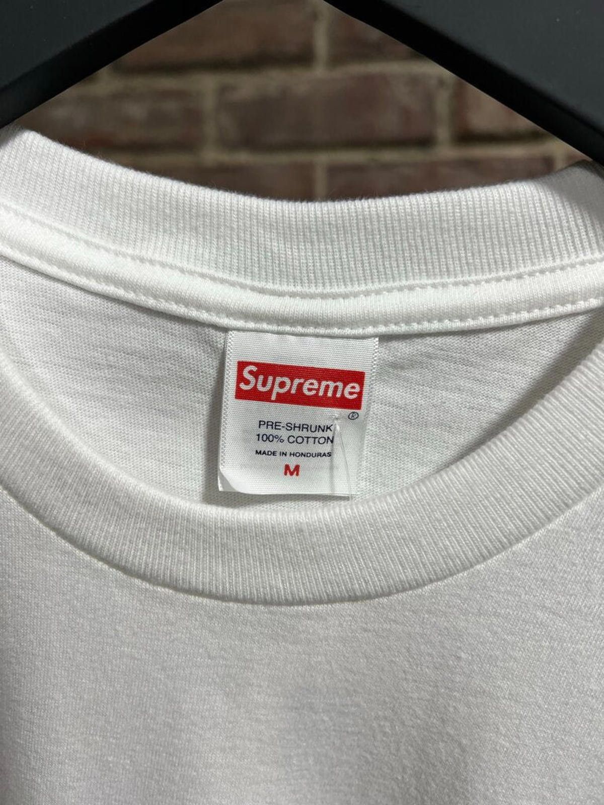 Supreme Supreme Girls Tee White Sz. M Size ONE SIZE - 3 Thumbnail