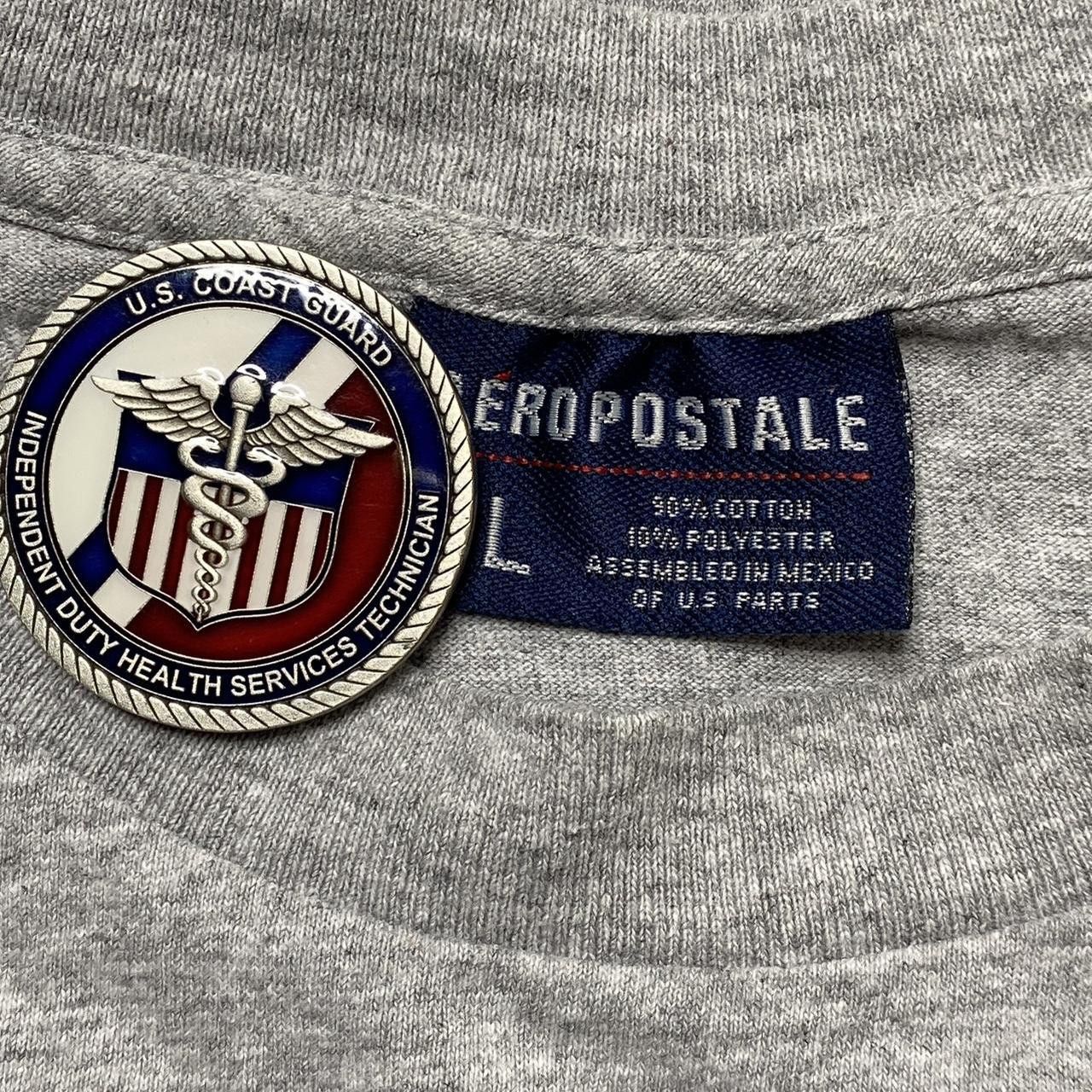 Aeropostale Vintage Aeropostale Gray Tee Size Large Size US L / EU 52-54 / 3 - 3 Thumbnail