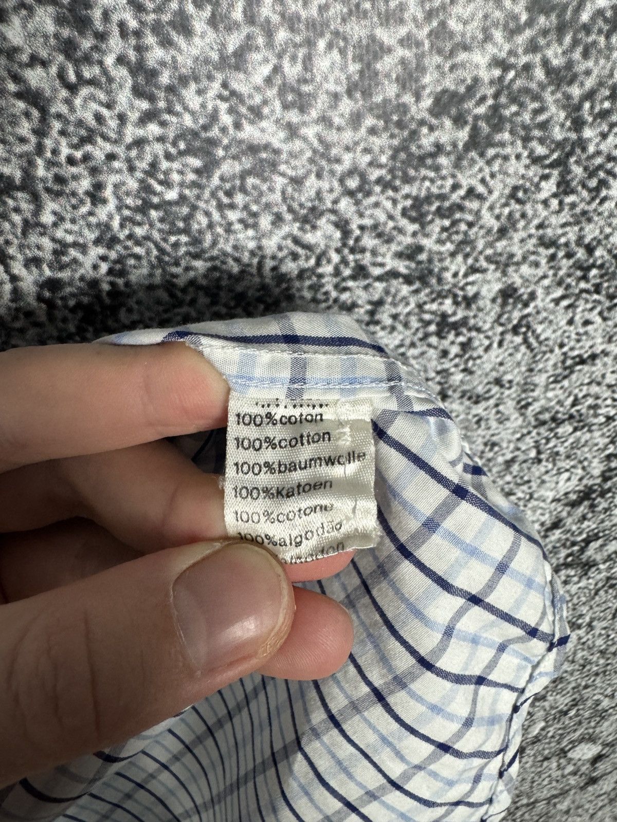 Lacoste Lacoste Short Sleeve Plaid Shirt Button Up Vintage Size 40 Size US L / EU 52-54 / 3 - 6 Thumbnail