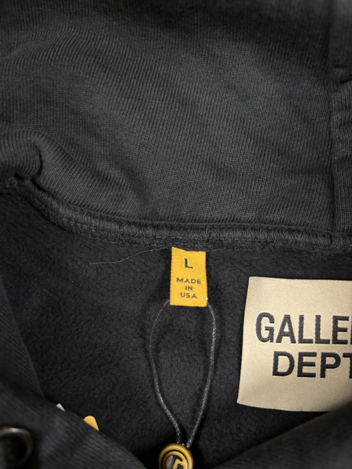 Gallery Dept. Gallery Dept Dept de la Gallery Hoodie, Black Size US L / EU 52-54 / 3 - 7 Thumbnail