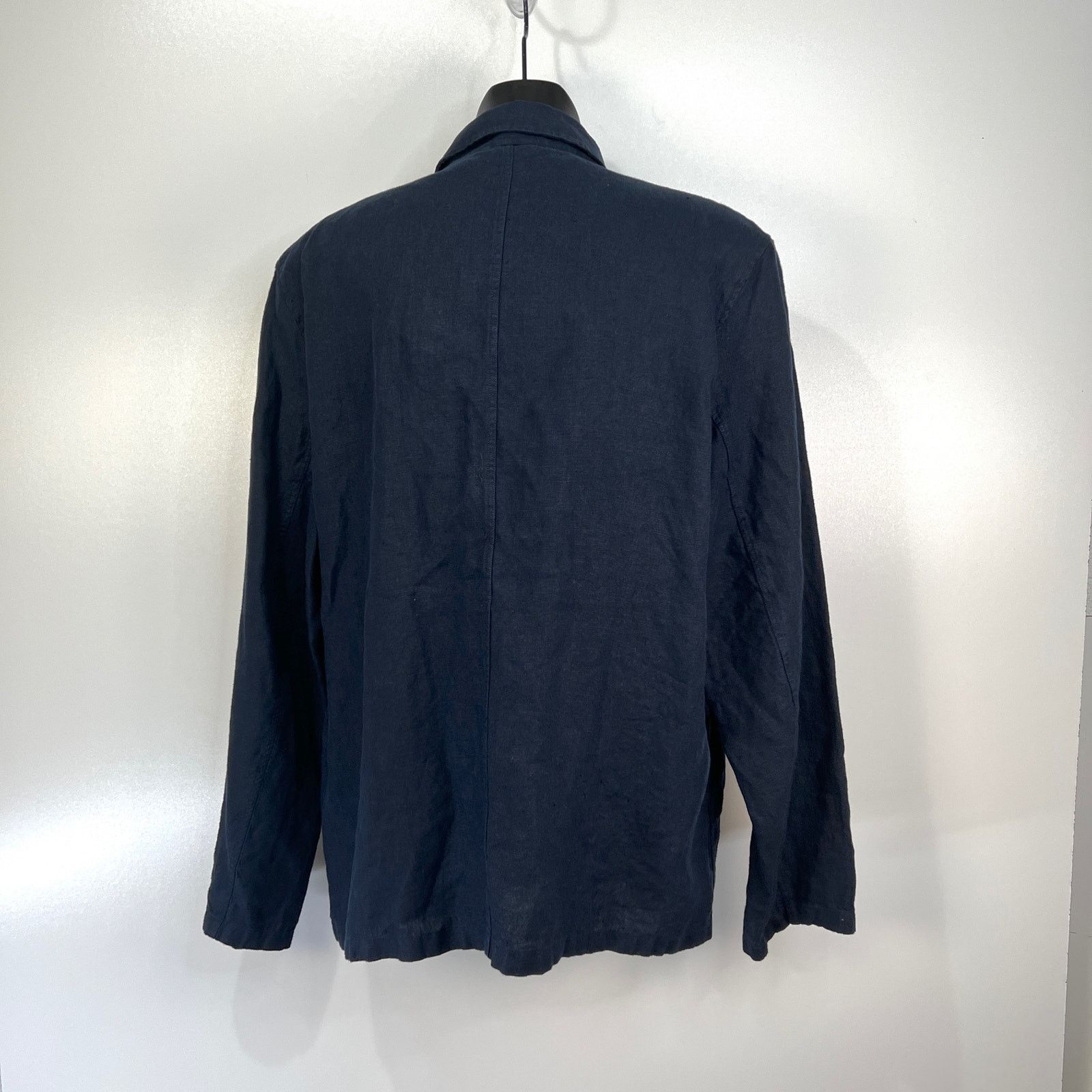 NN07 NN07 No Nationality Oscar Linen Shirt Jacket Navy Size US XL / EU 56 / 4 - 8 Thumbnail