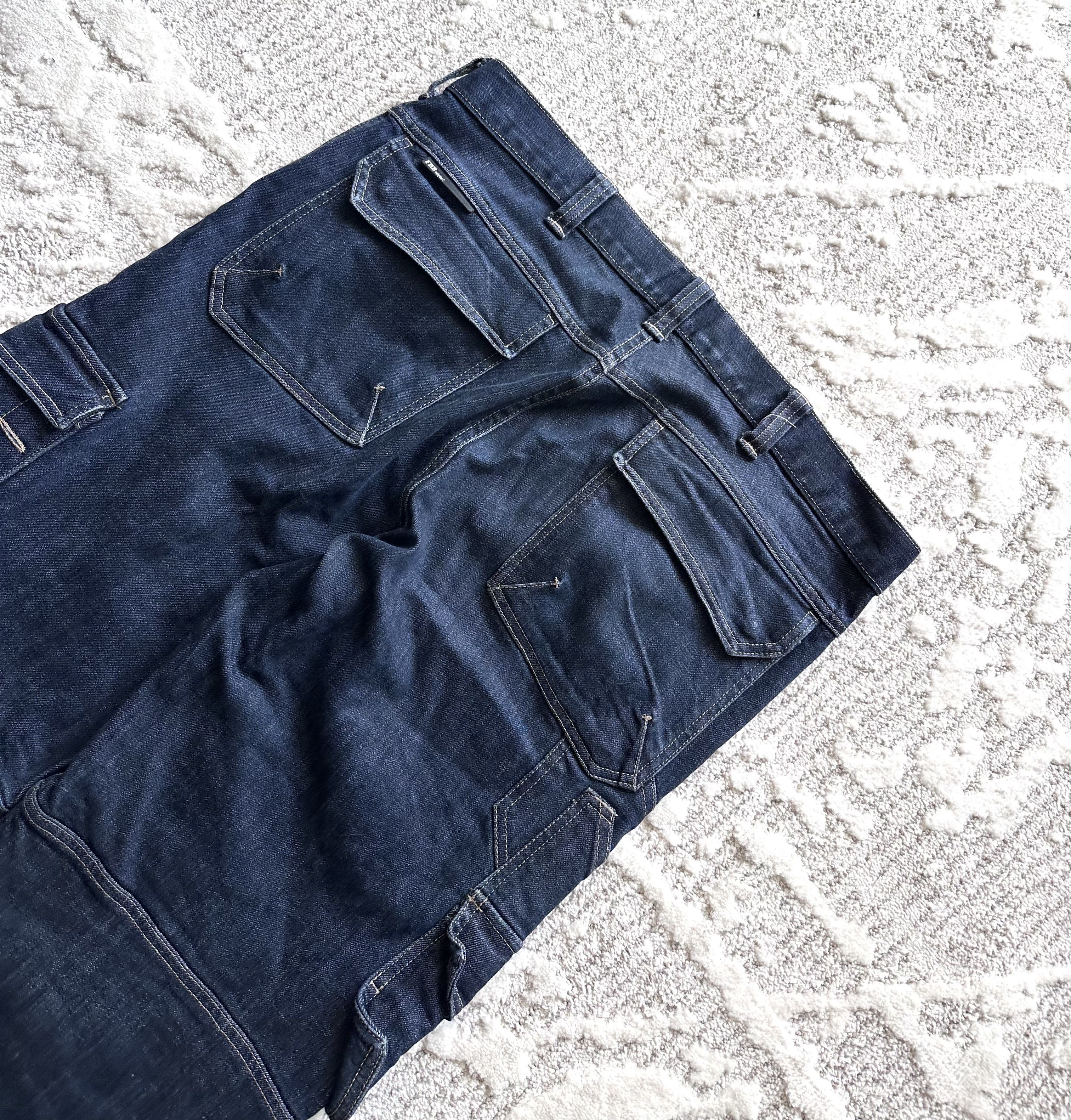 Vintage Baggy skate hip hop cargo jeans denim pants Size US 34 / EU 50 - 6 Thumbnail