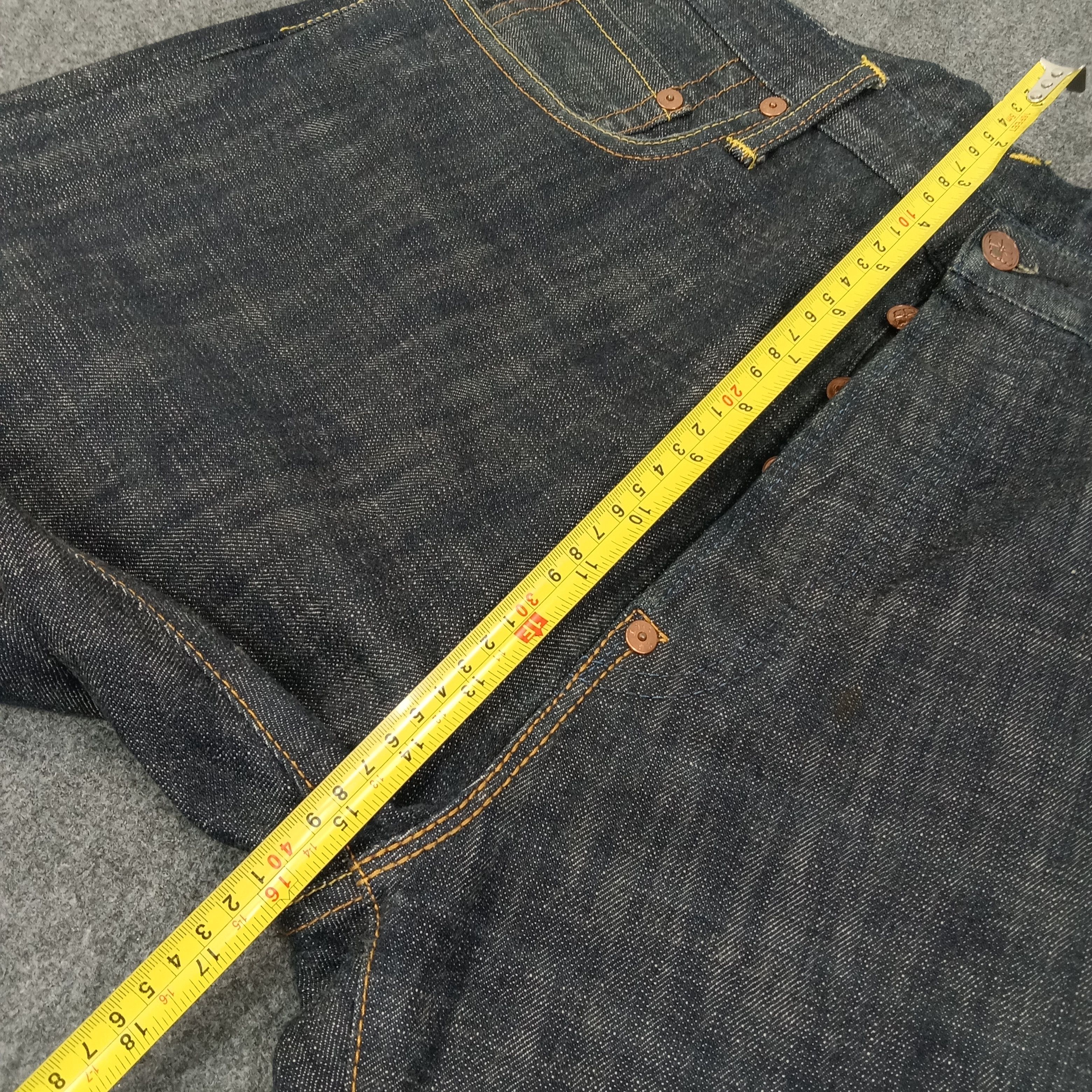 Evisu Evisu Paris Selvedge Japan Brand Daicock Denim Jeans C258N30 Size US 37 - 12 Thumbnail