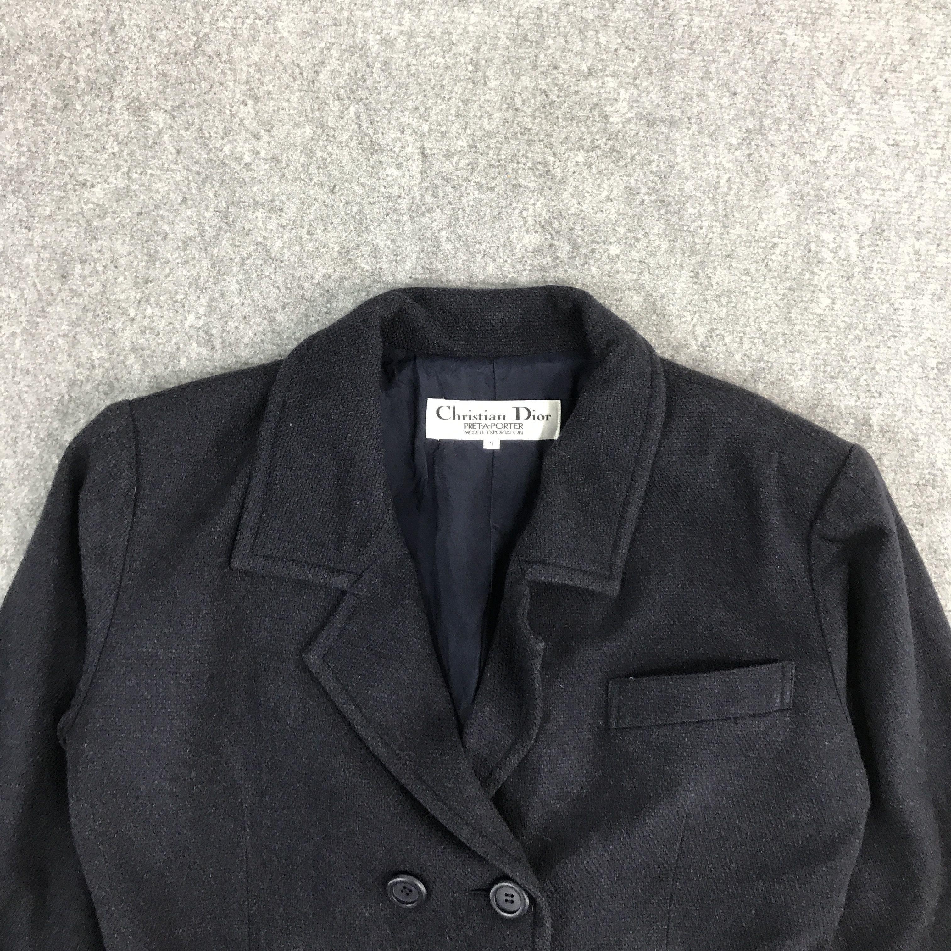 Christian Dior Monsieur × Vintage CHRISTIAN DIOR WOOL COAT JACKET Size US M / EU 48-50 / 2 - 3 Thumbnail