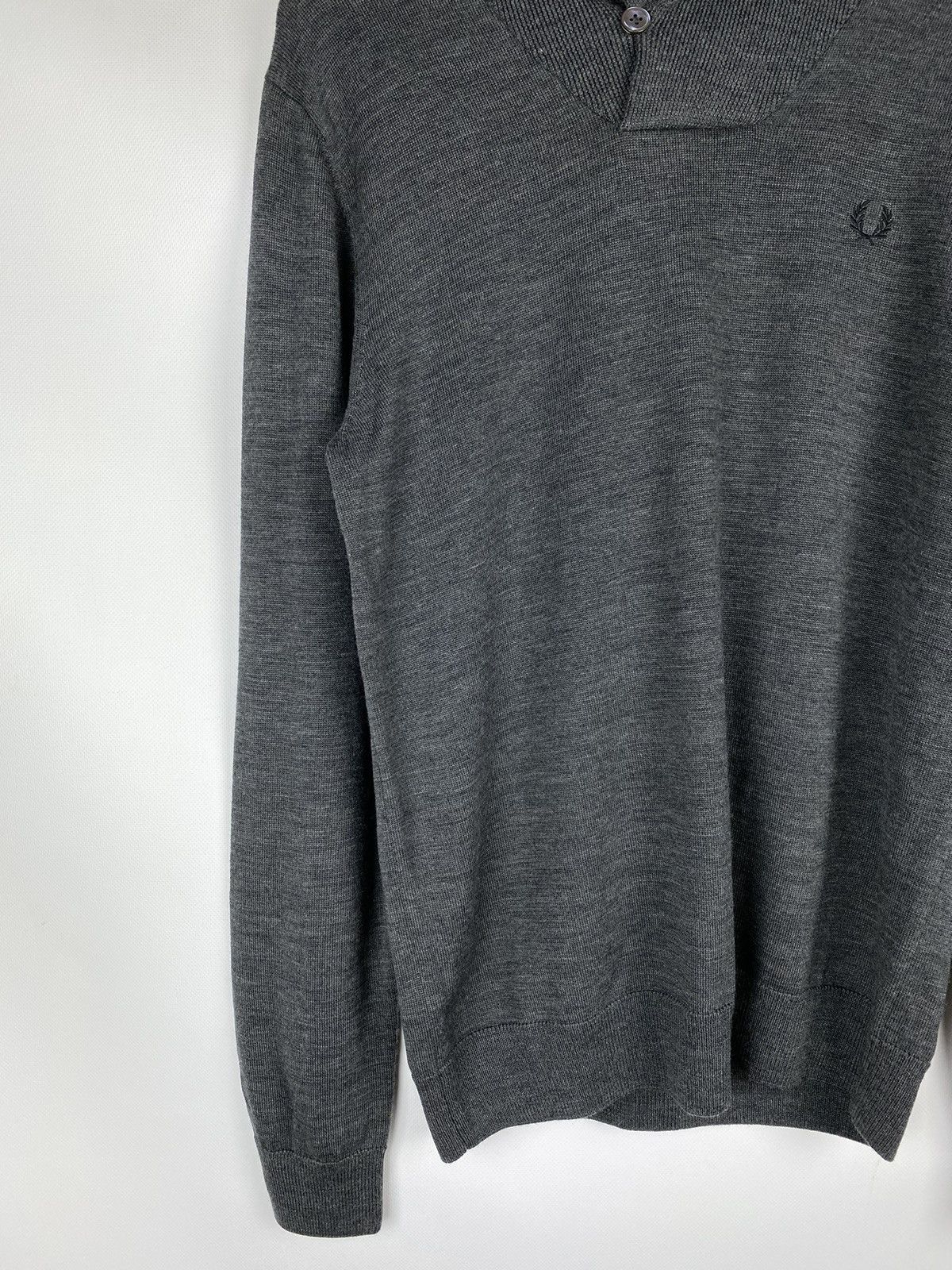Fred Perry Fred Perry men’s merino wool shawl collar sweater pullover Size US M / EU 48-50 / 2 - 7 Thumbnail