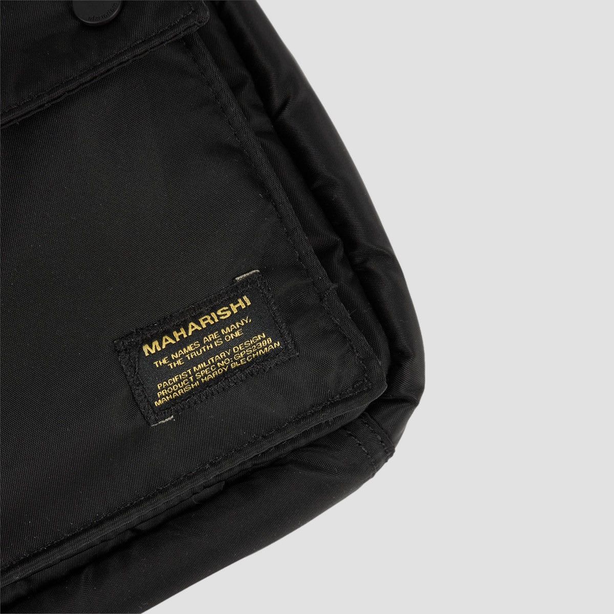 Maharishi Maharishi Mini Travel Waist Bag Black Size ONE SIZE - 3 Thumbnail