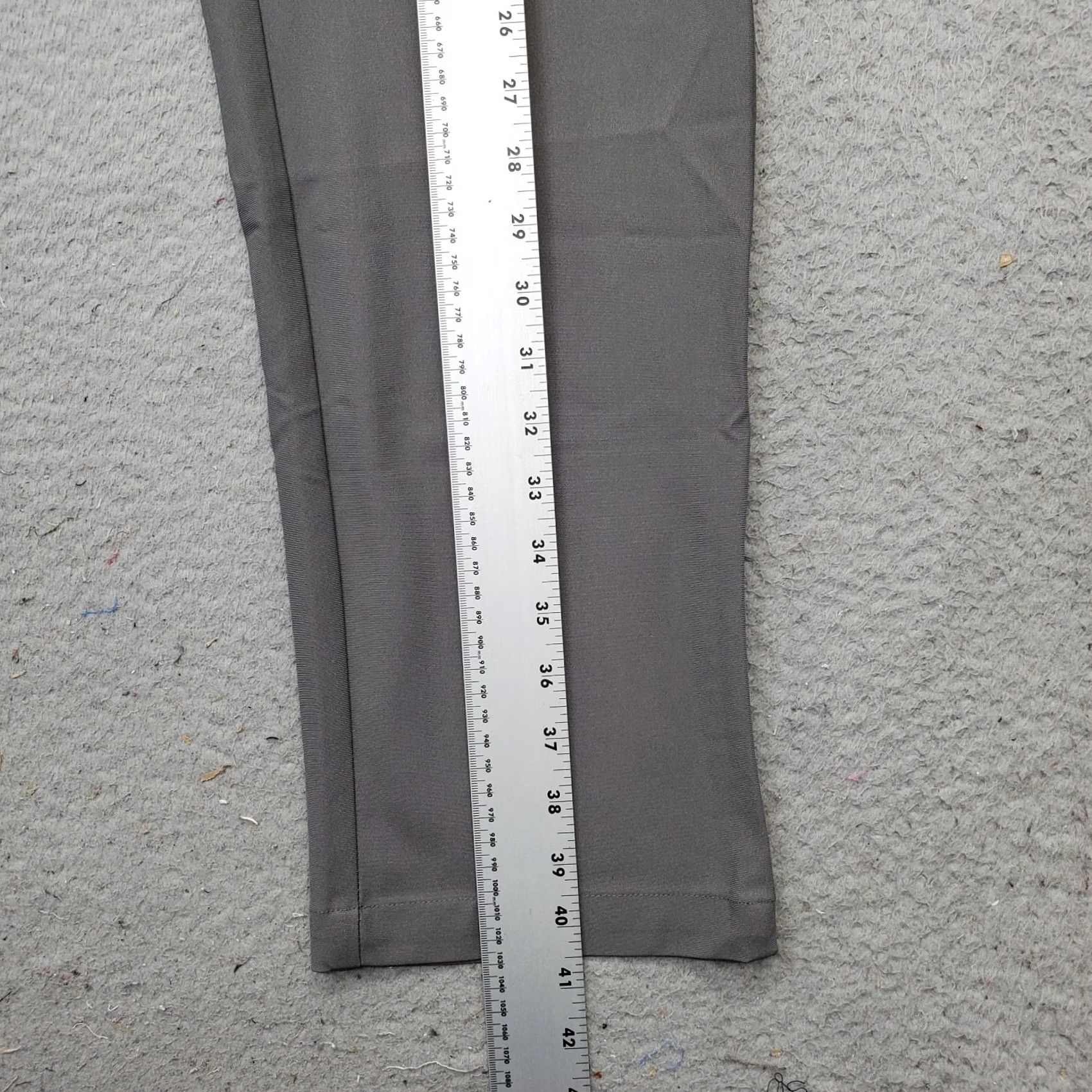 Vintage Hickey Freeman Chino Pants Mens 34x32 Gray Performance Slash Pocket Straight Leg Shirt Size US 34 / EU 50 - 3 Thumbnail