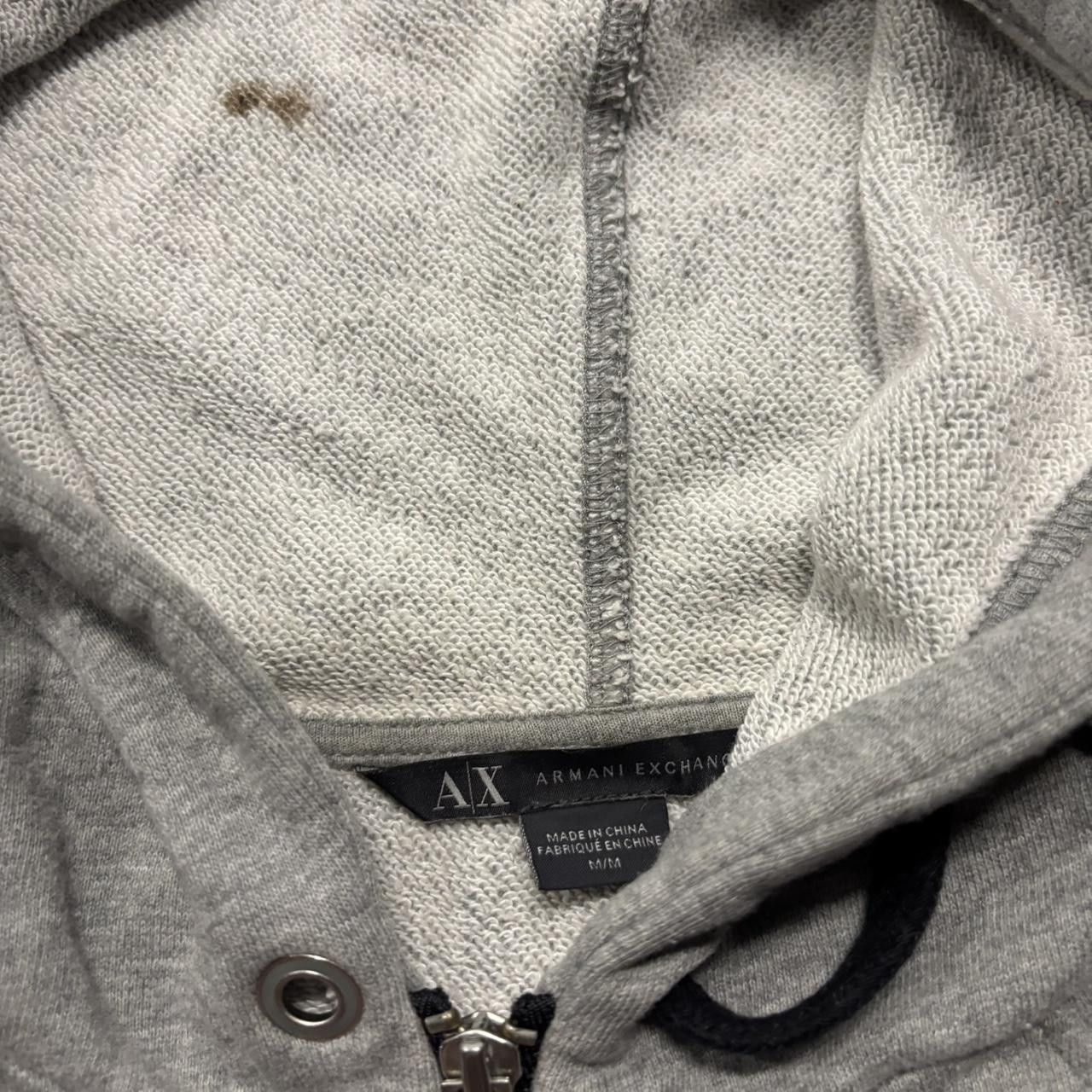 Armani Exchange × Vintage Crazy Vintage Y2K/2000s Grunge Cyber Goth Armani Exchange Zip Up Hoodie! Size S / US 4 / IT 40 - 6 Thumbnail