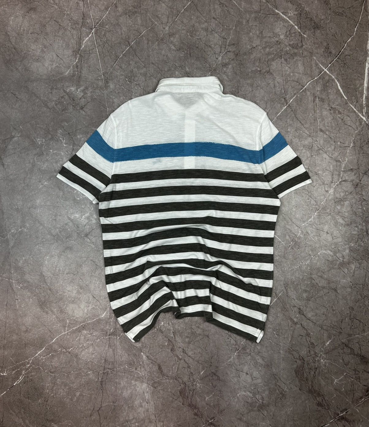 Burberry Burberry Striped Polo Shirt Size US XL / EU 56 / 4 - 8 Thumbnail