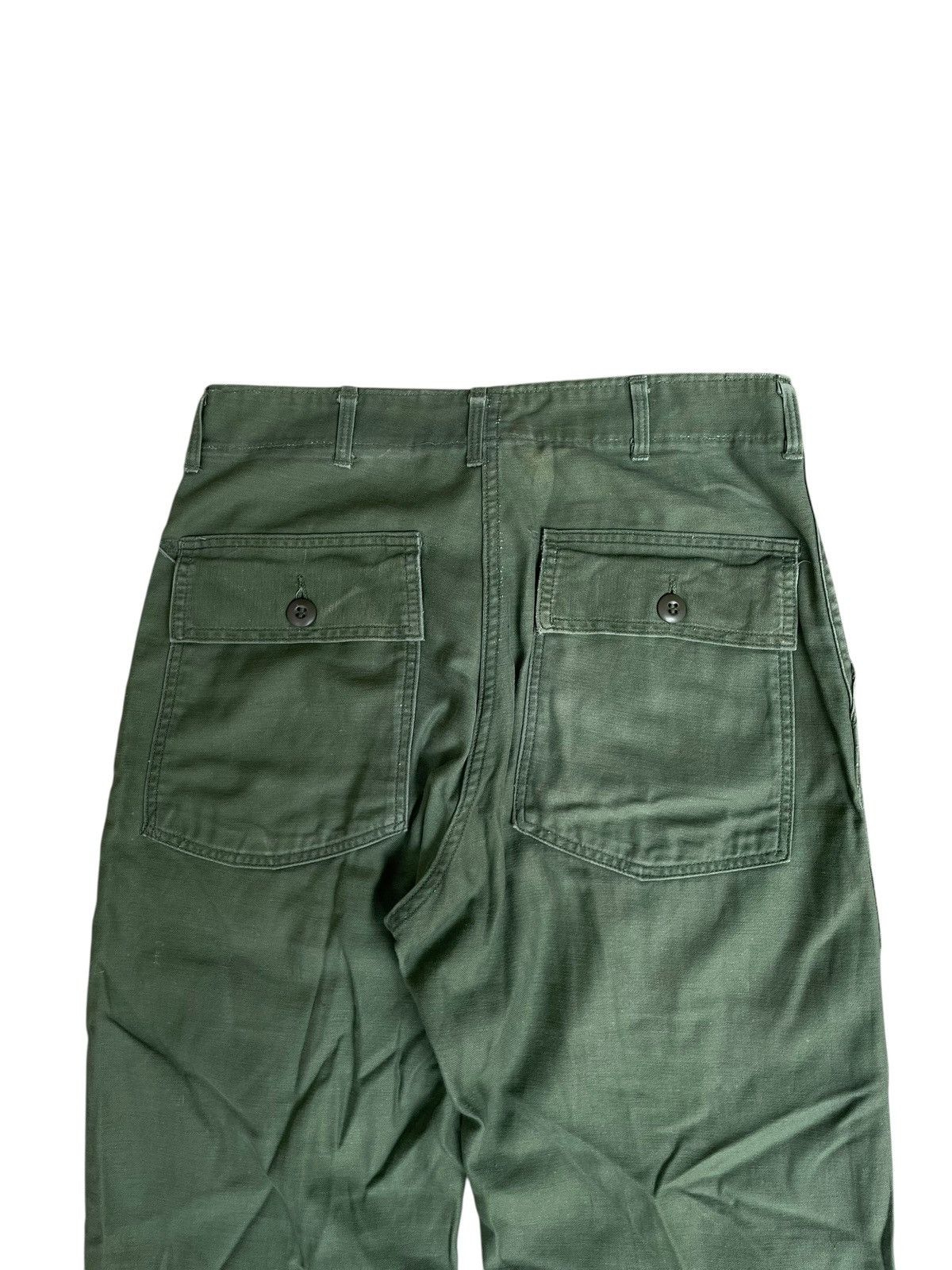 Vintage OG 107 VTG US Army Fatigue Military Baker Pants Size US 30 / EU 46 - 4 Thumbnail