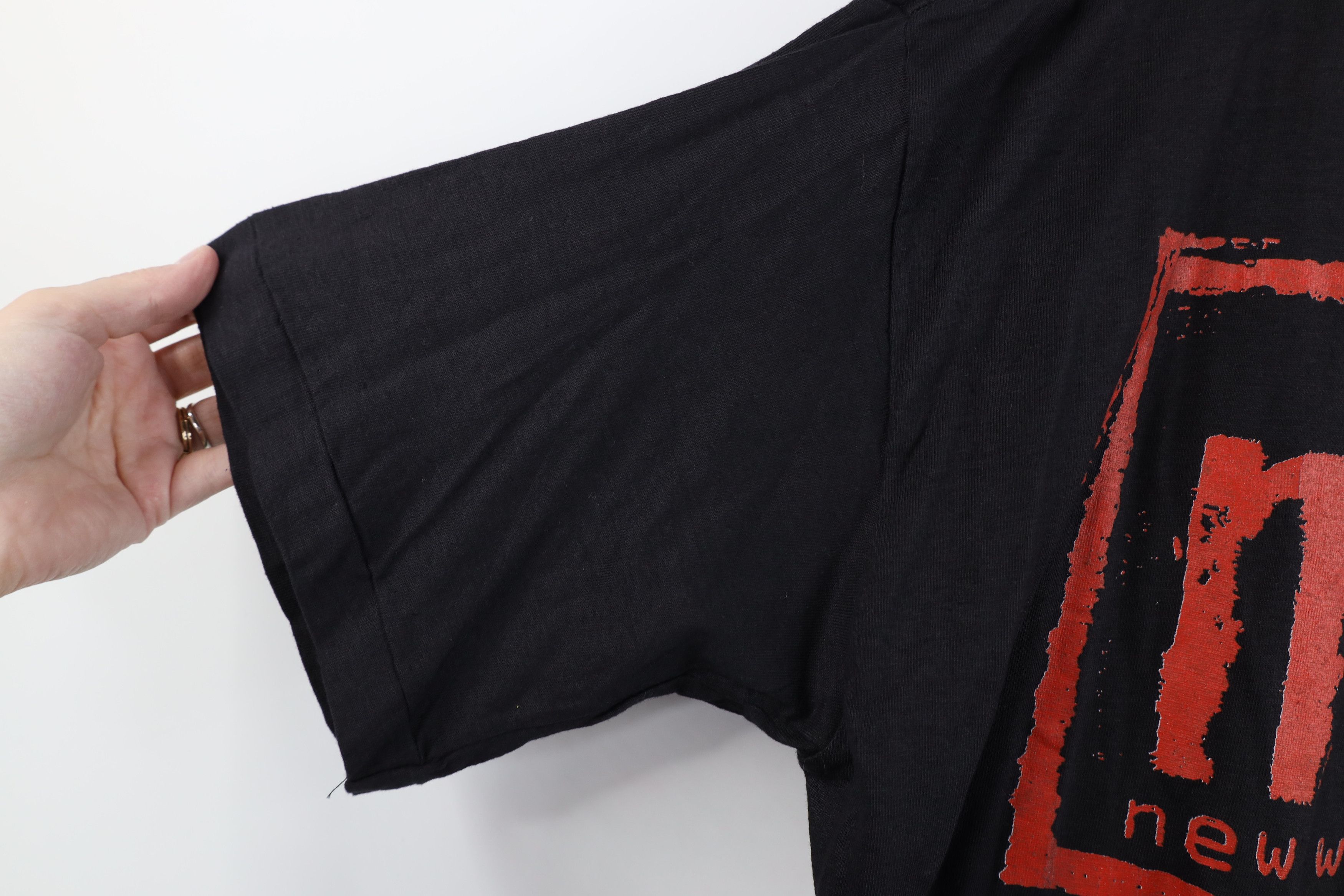 Vintage Vintage 90s New World Order NWO Double Wrestling T-Shirt Size US XL / EU 56 / 4 - 8 Thumbnail
