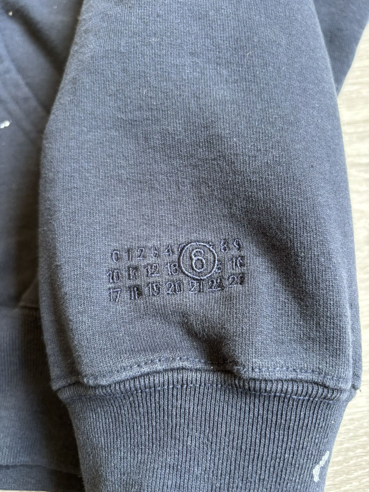 Maison Margiela × Supreme Supreme Maison Margiela Box Logo Zipup Hoodie Navy Size US M / EU 48-50 / 2 - 4 Thumbnail