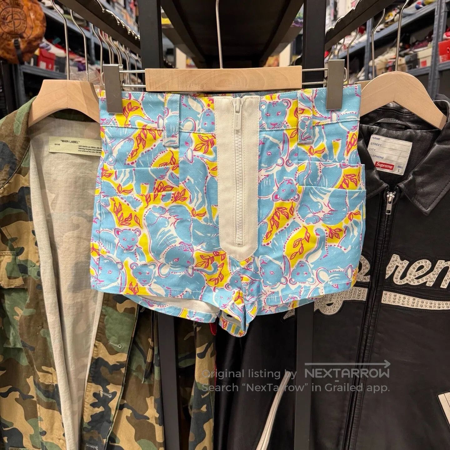 Miu Miu Miumiu 2018 Cat Shorts. Size 39" - 1 Thumbnail