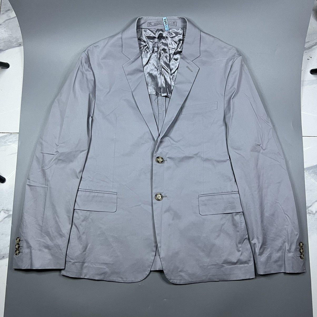 Prada Prada 2011 Nylon Blazer Silver Grey Size XL / US 12-14 / IT 48-50 - 1 Thumbnail