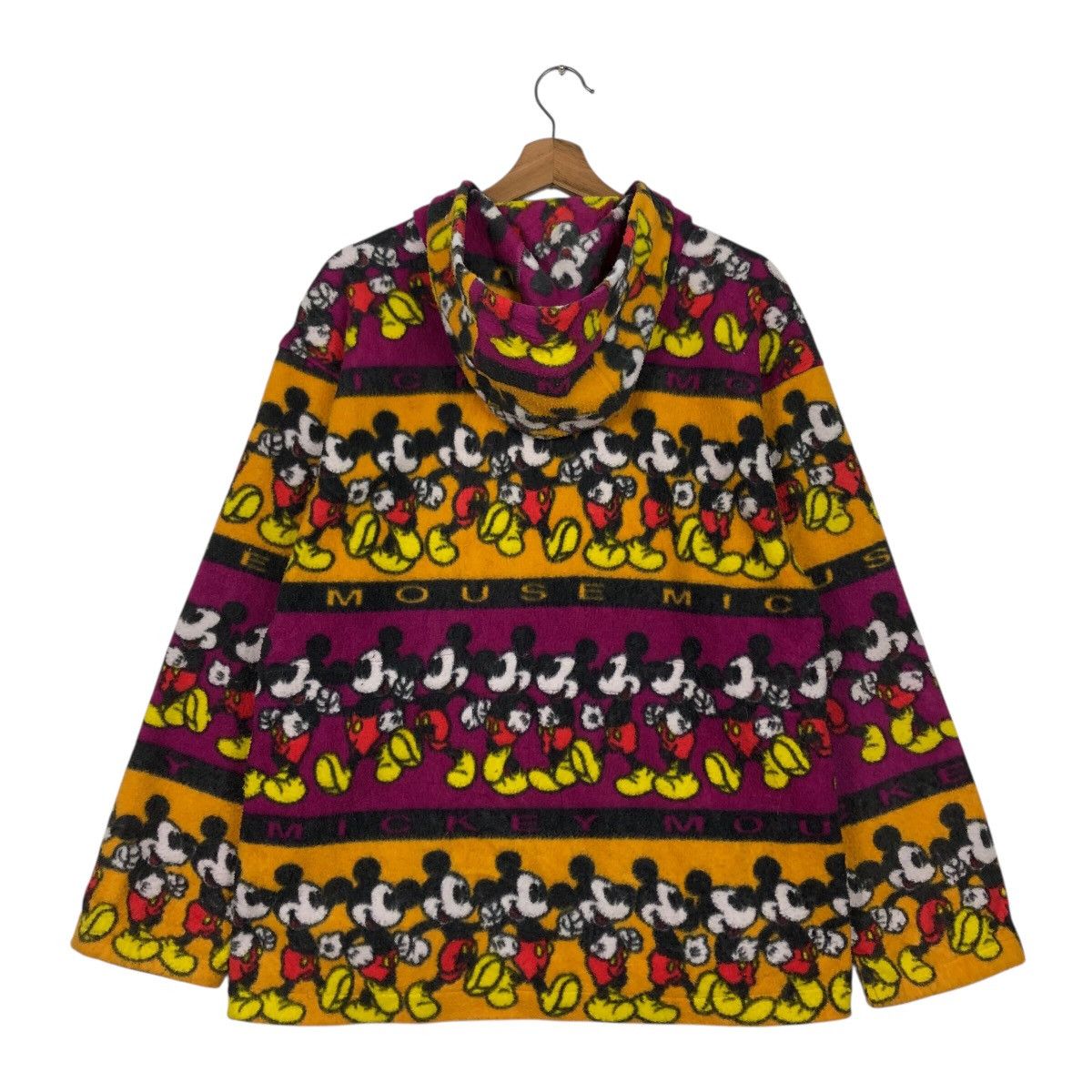 Japanese Brand 📌Vintage Mickey Mouse Zipper Fleece Jackey Navajo Design Size US S / EU 44-46 / 1 - 9 Thumbnail