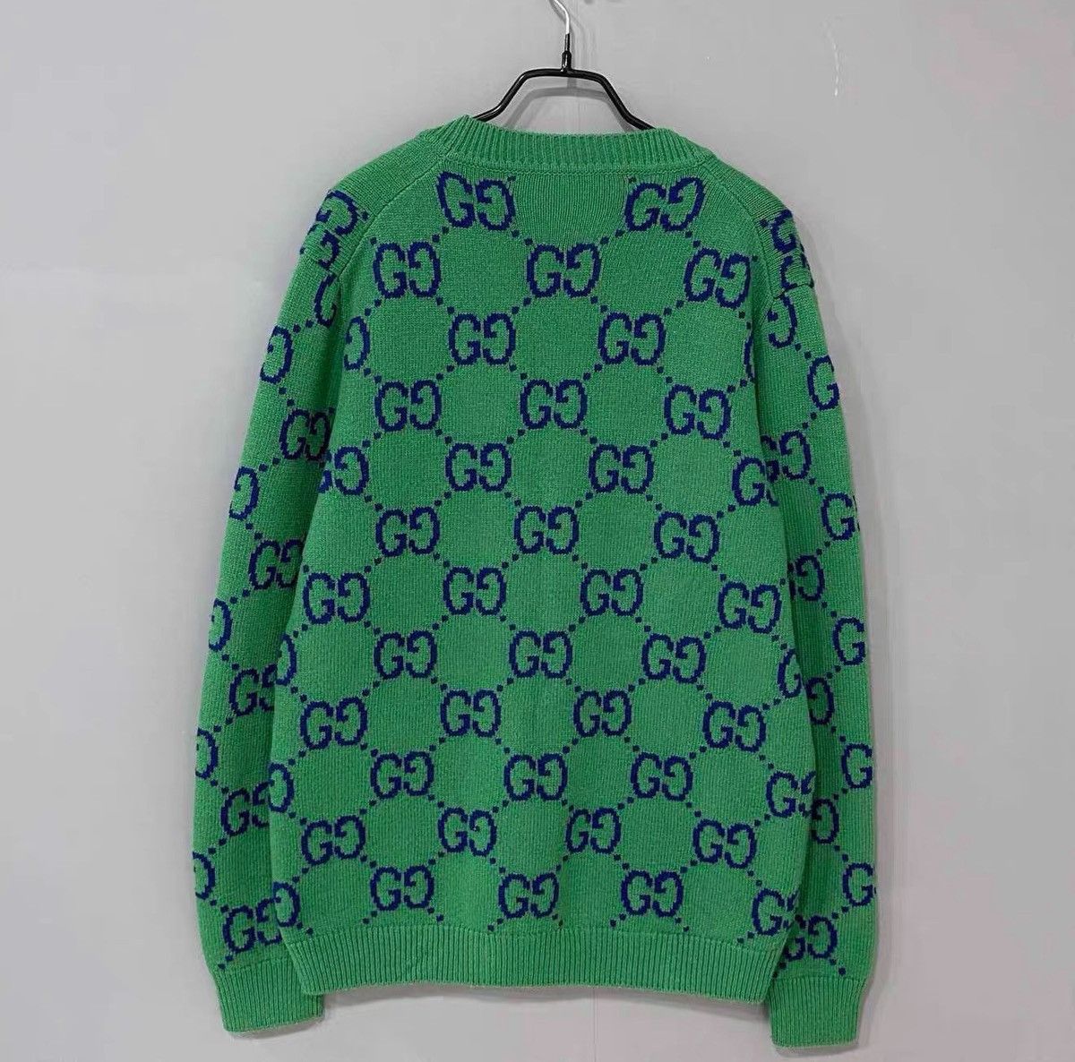 Gucci Gucci Green Cardigan Medium Size US M / EU 48-50 / 2 - 2 Thumbnail