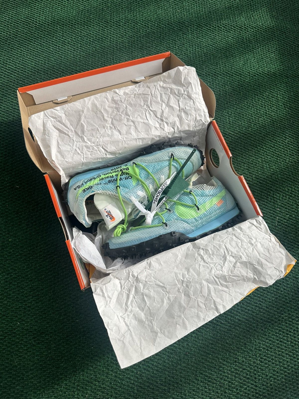 Nike × Off-White × Virgil Abloh Off White Waffle Racer Size US 8 / EU 41 - 1 Thumbnail
