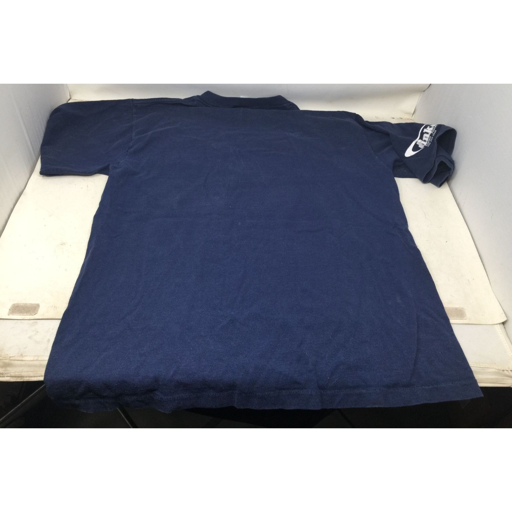 Other Womens PHI MU Navy Blue Cotton Tee Shirt Size Large Size L / US 10 / IT 46 - 2 Thumbnail