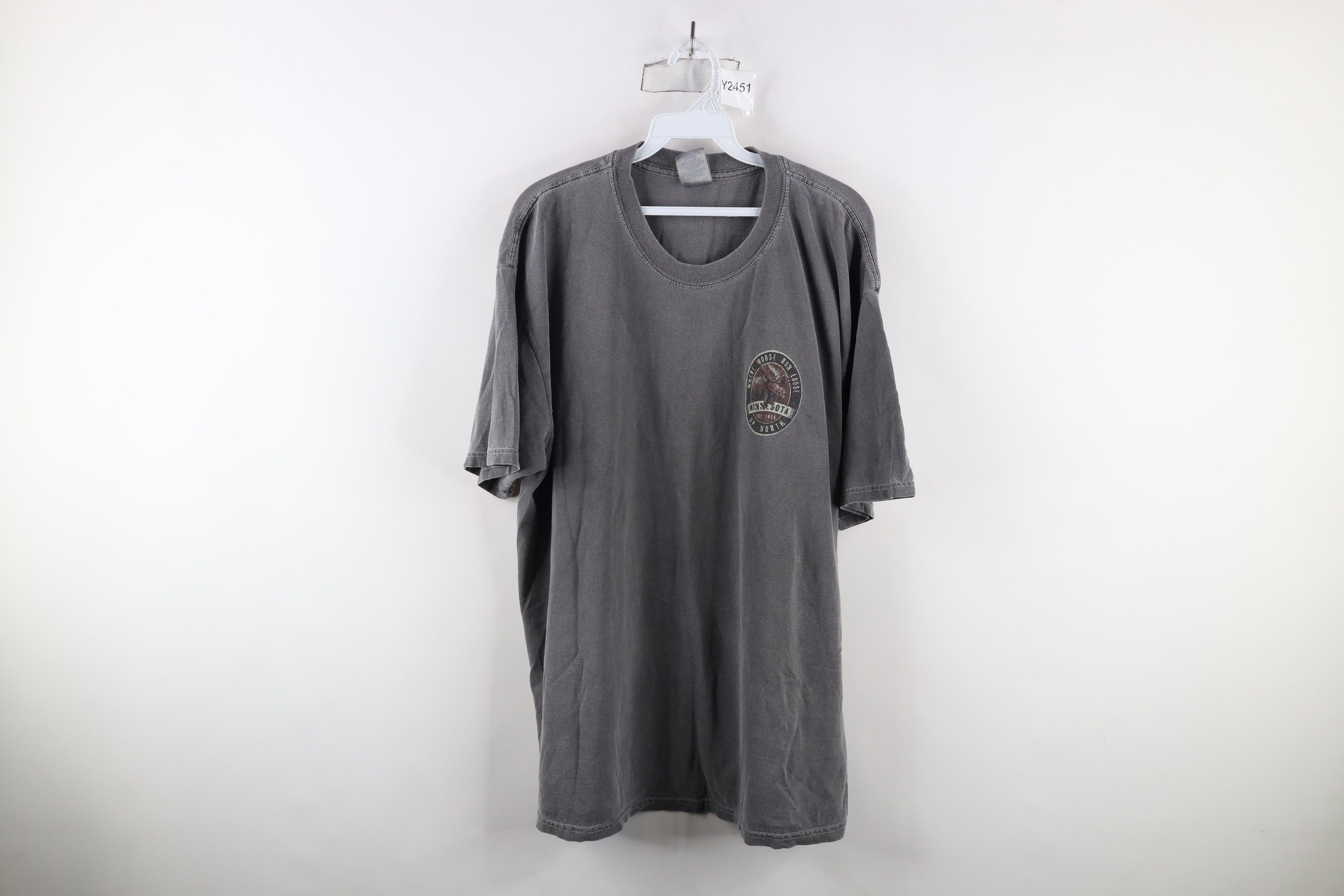 Vintage Vintage Streetwear Pigment Dye Minnesota Moose T-Shirt Size US XL / EU 56 / 4 - 1 Thumbnail