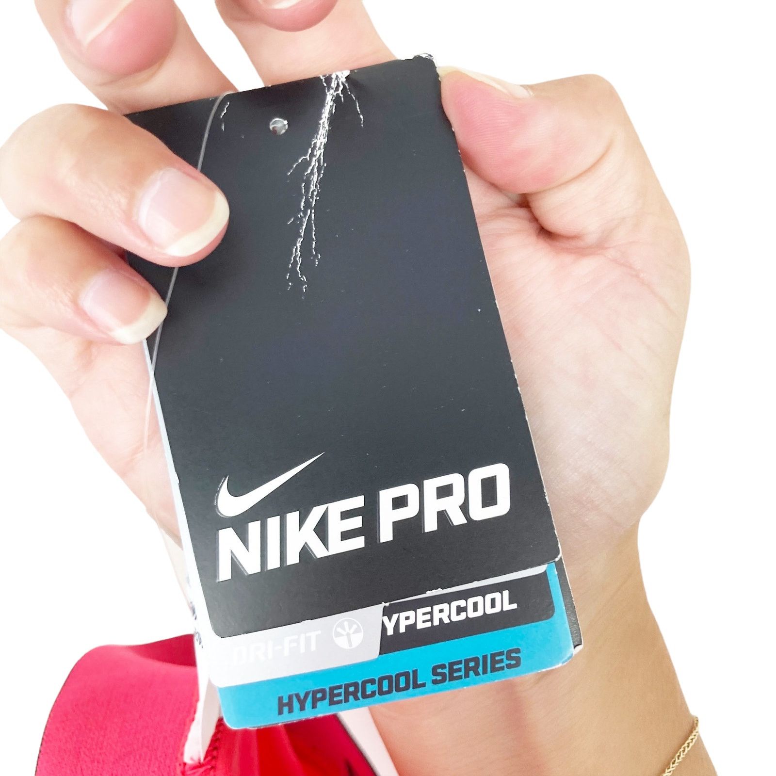 Nike Nike Pro Hypercool Neon Coral Leggings Sz S Size 27" / US 4 / IT 40 - 6 Thumbnail