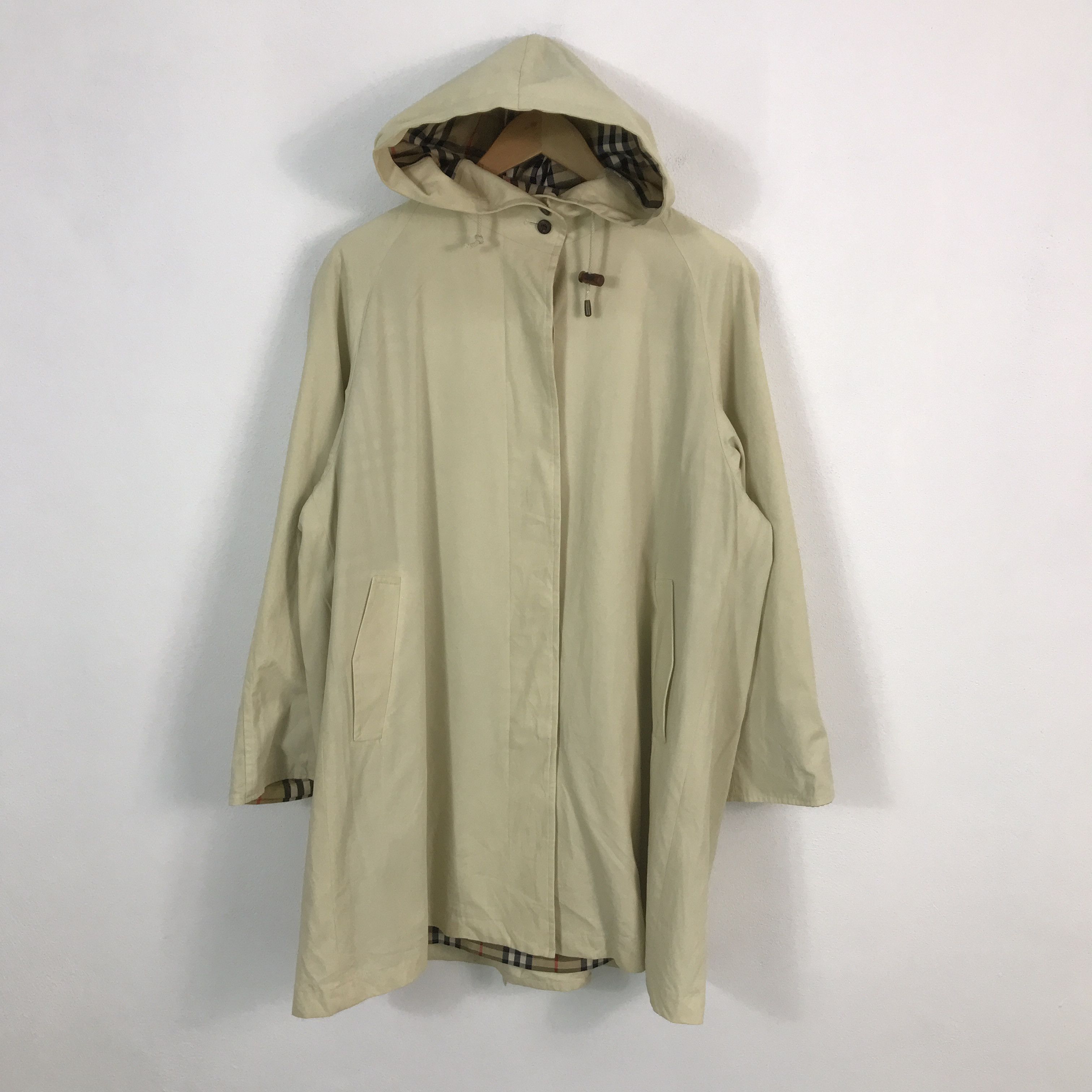 Burberry × Japanese Brand × Vintage Vtg Japan burberrys Long coat button jacket Size US L / EU 52-54 / 3 - 1 Thumbnail