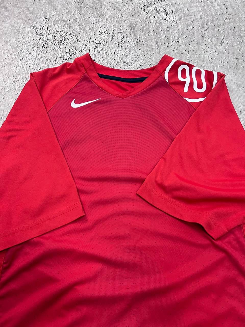 Nike × Vintage Vintage Nike Total 90 Soccer Jersey T-Shirt Y2K Big Logo Size US M / EU 48-50 / 2 - 5 Thumbnail