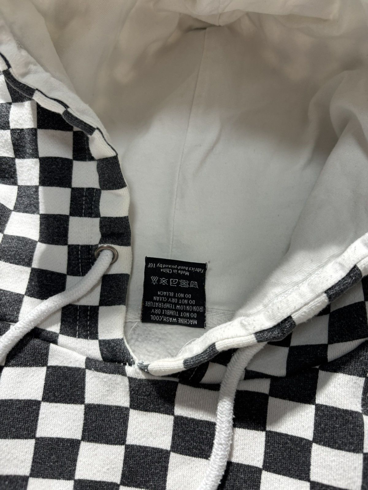 CHILDS Childish Boxy Fit Hoodie Y2K Checkered Embroidered Logo Size US M / EU 48-50 / 2 - 5 Thumbnail