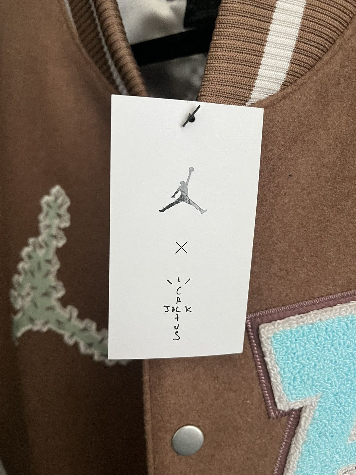 Jordan Brand × Travis Scott Travis Scott x Jordan Varsity Jacket Size US XL / EU 56 / 4 - 6 Thumbnail