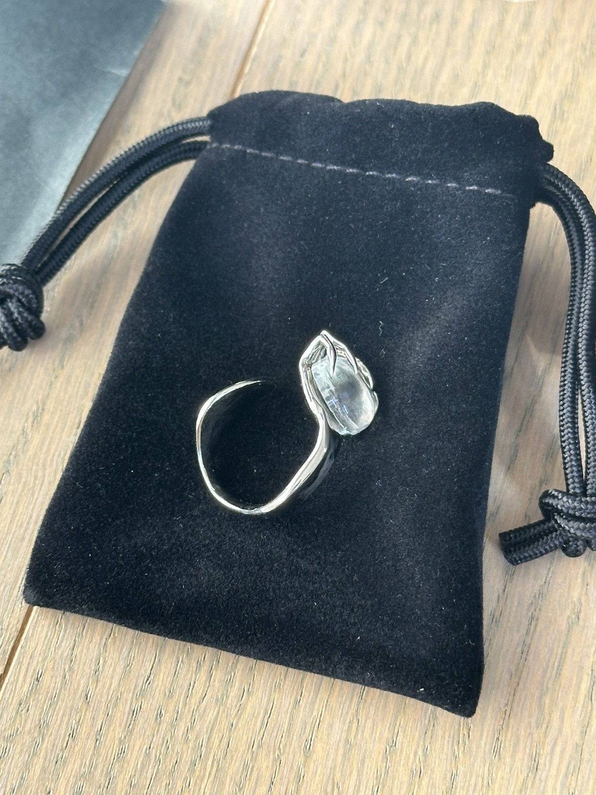 Alan Crocetti Clear Crystal Euphoria Claw Ring Size 9 Size ONE SIZE - 1 Thumbnail