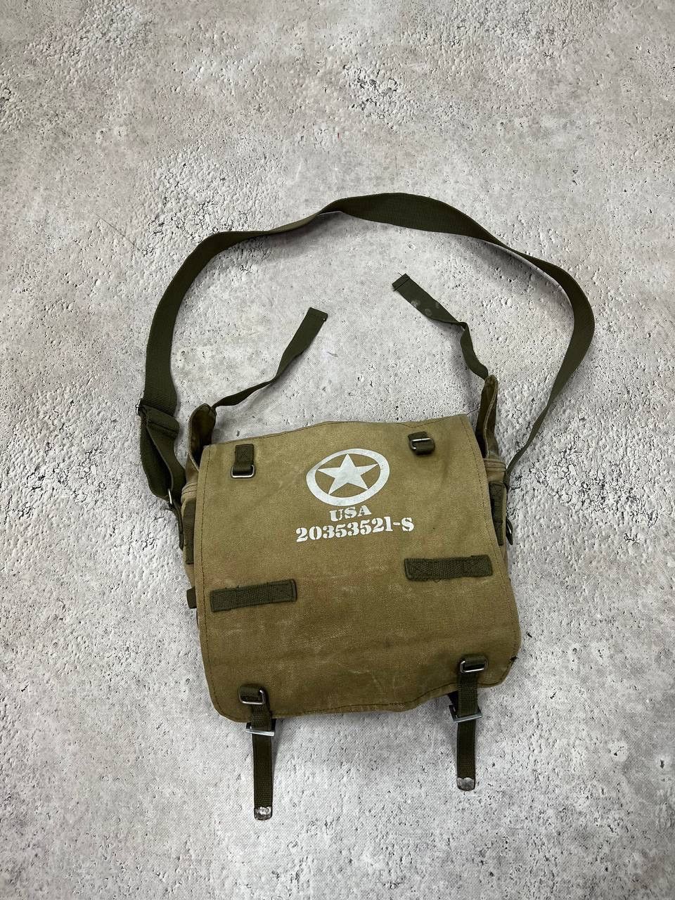Diesel Vintage Y2K Military canvas messenger bag Like Diesel | Grailed