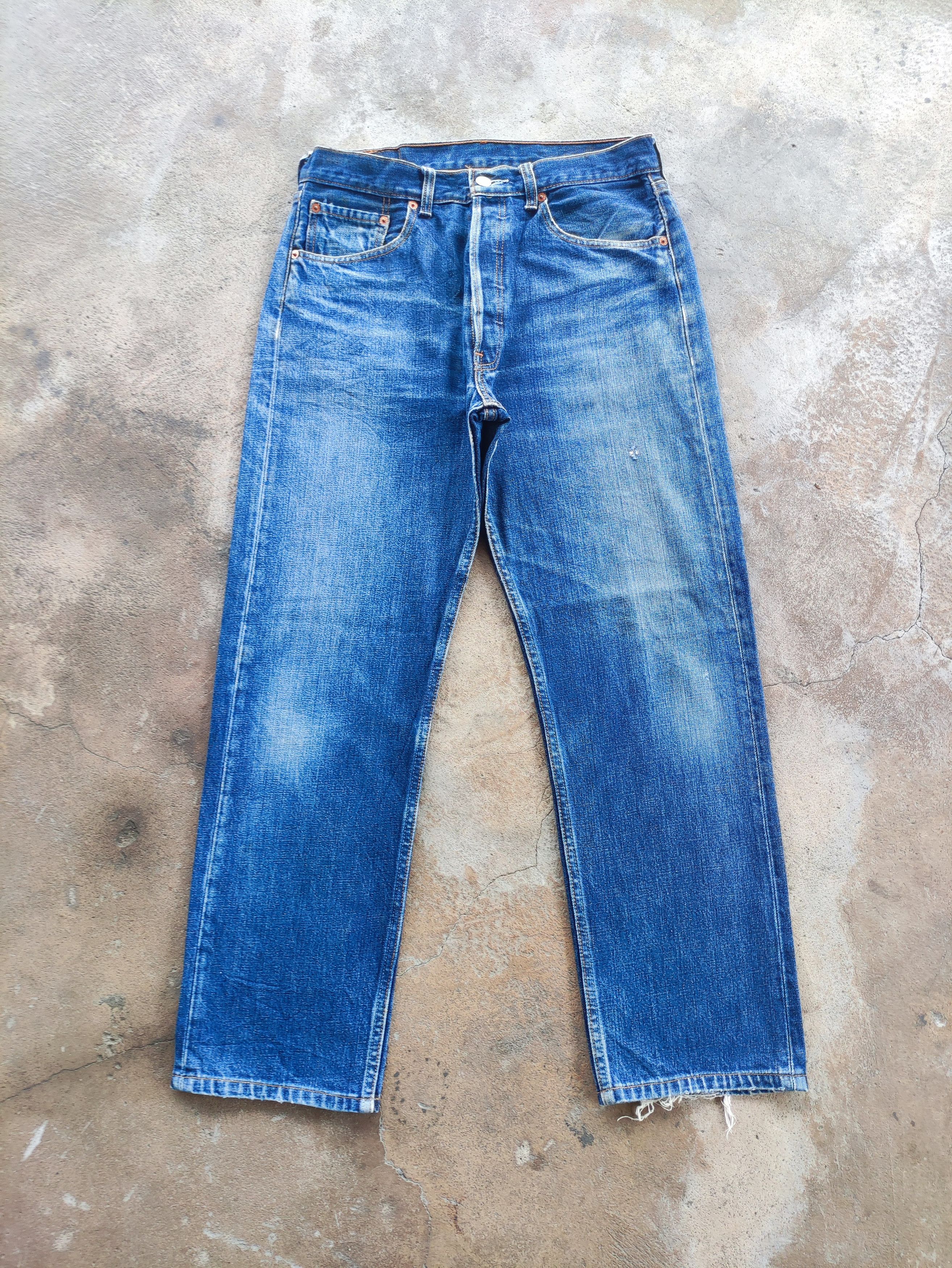 Levi's Vintage Levi's Brand Ripped Faded Denim Pants Size US 31 - 1 Thumbnail