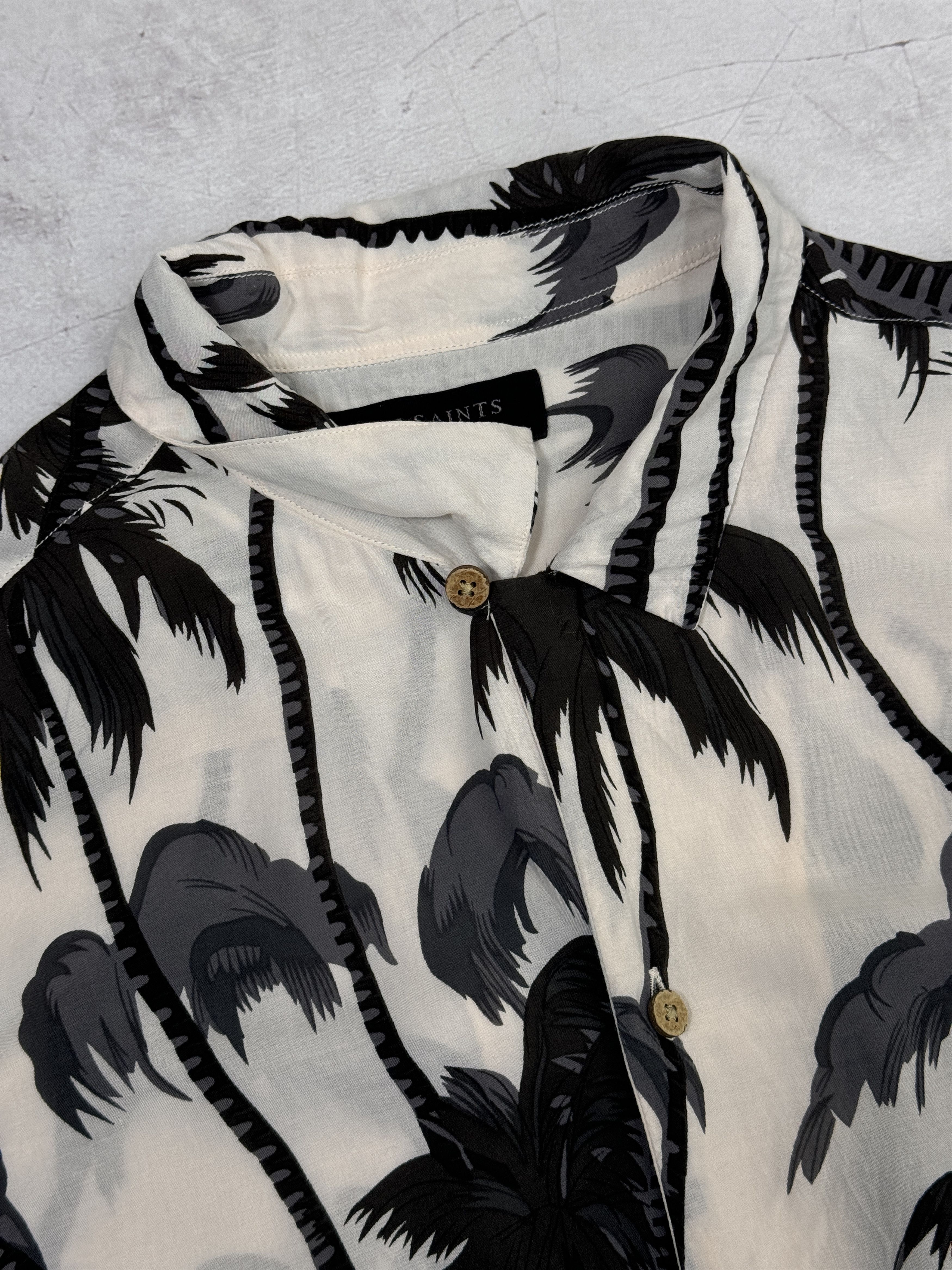 Allsaints Allsaints Hawawiian Shirt Viscose Palmes & Ocean Size US S / EU 44-46 / 1 - 7 Thumbnail