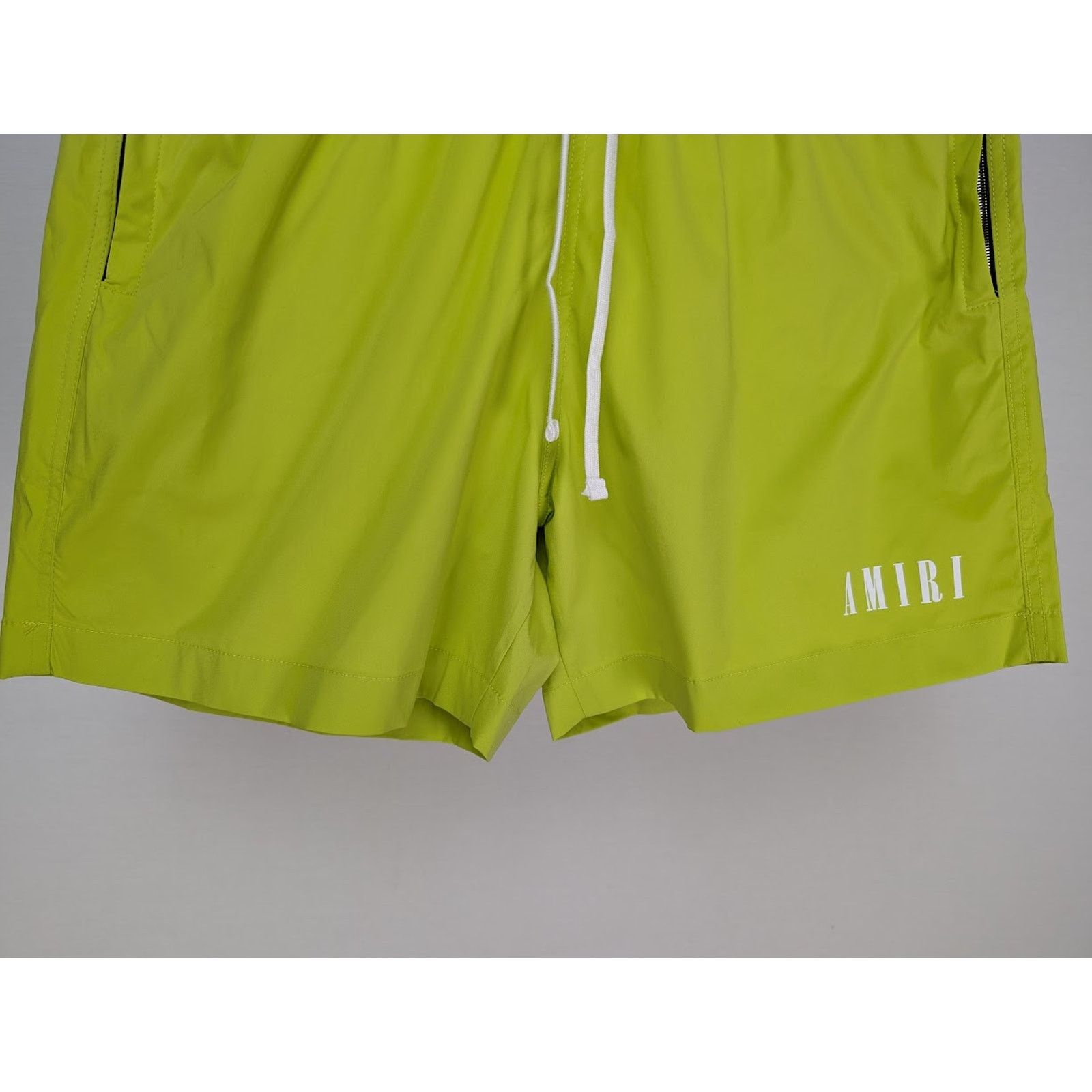 Amiri o1rshd1 Core Logo Swim Trunk Shorts in Lime Size US 32 / EU 48 - 7 Thumbnail